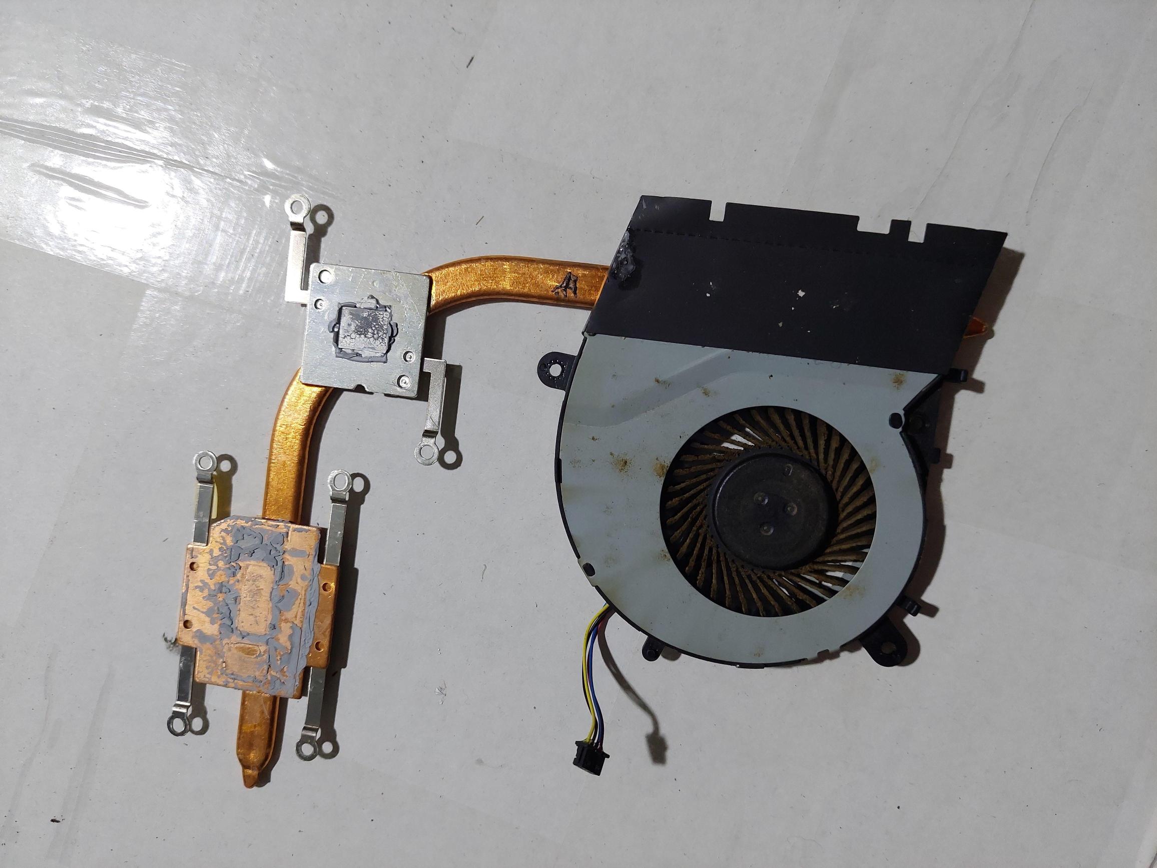 Asus K555L Bakır Soğutucu Cpu Fan