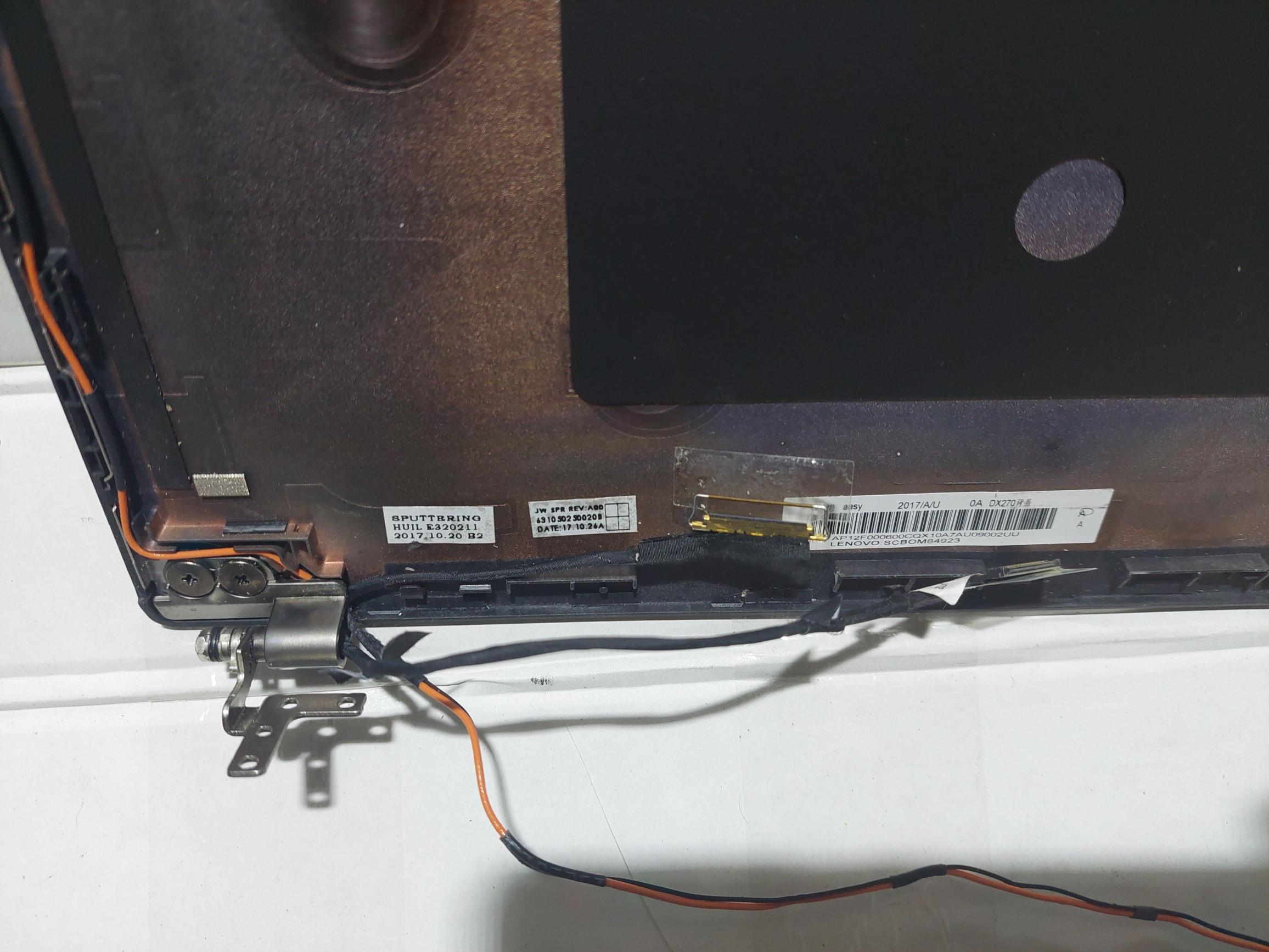 Lenovo ThinkPad X270 12.5’’ Genuine Laptop LCD Back Cover SCBOM84923 Lenovo ThinkPad X270 12.5’’ LCD Screen Lid Top Back Cover SCBOM84923