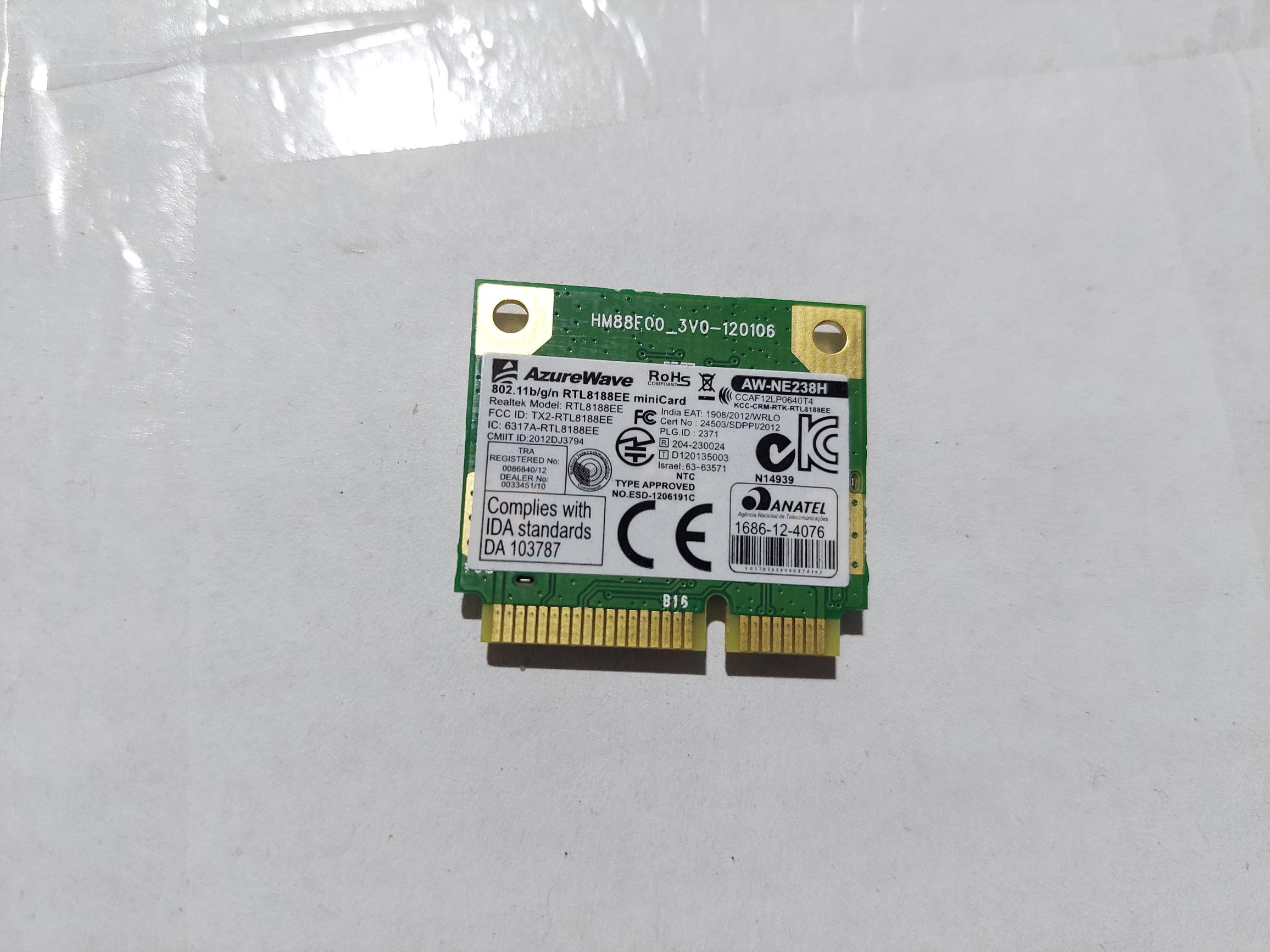 AW-NE238H RTL8188EE 150 Mbps 802.11 B/G/N WIFI KART