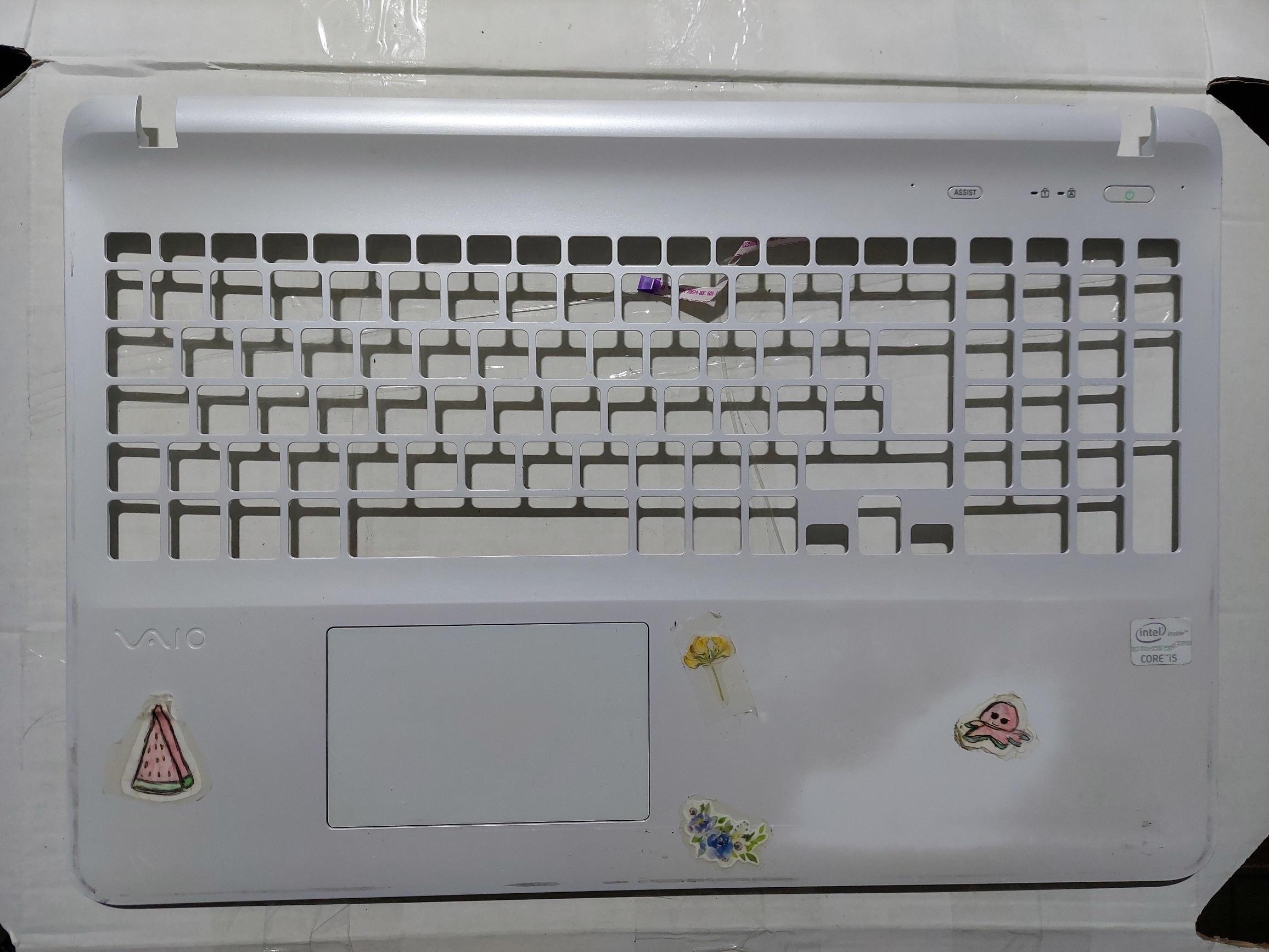 Sony Vaio Beyaz Svf15 Svf-15 N50 svf152 svf153  15A  ÜST KASA touchpad DA0HK9PI4D0 rev:d E11413994C POWERB TUŞ AÇMA KAPAMA KARTI 