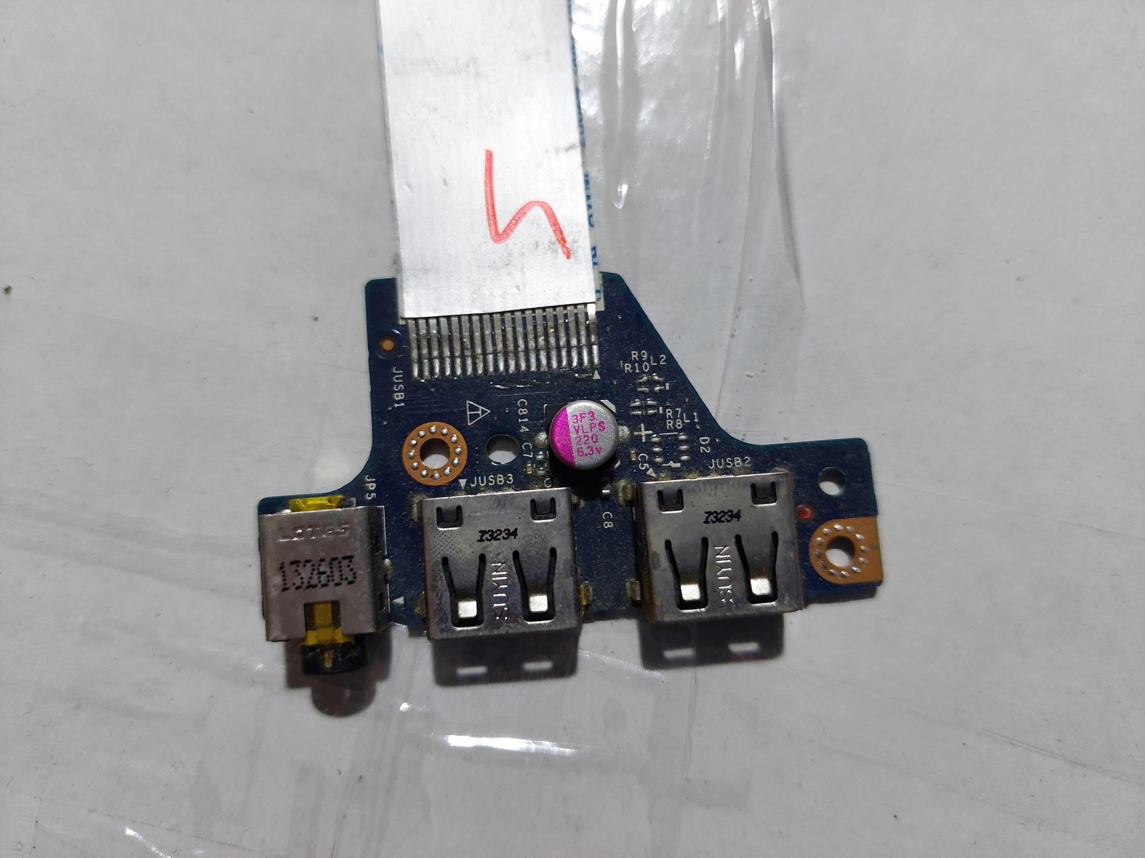  Lenovo ideapad LS-9062P Notebook Audio Jack USB Port Board 