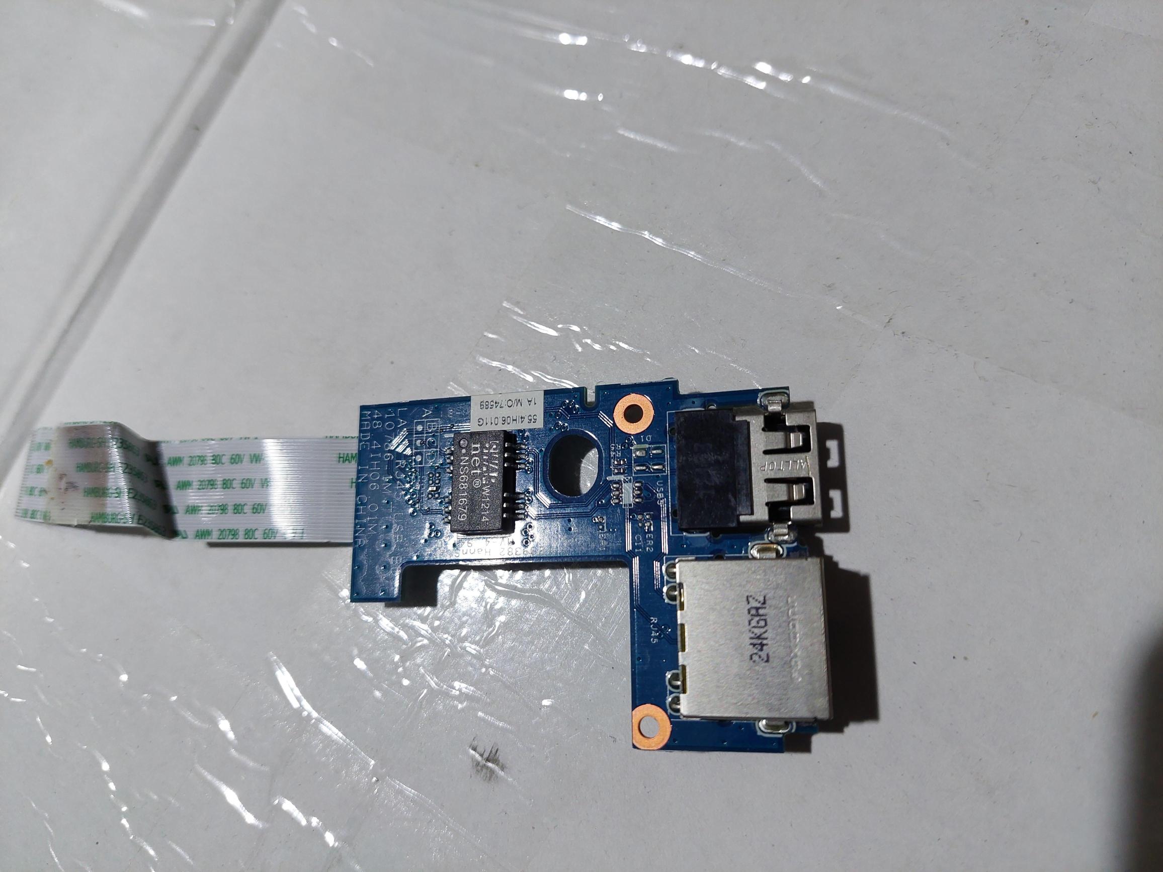 Lenovo ideapad B570 20093 Usb Devresi Ethernet Kart LA57 RJ45_USB BD 10786-1M A