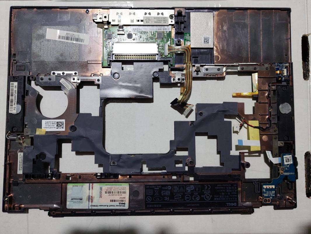 Dell Latitude E6400 Klavye Kasa Üst Kasa CN-0G895P  M2100 POWER BUTTON WIFI BOARD LS-380AP + HOPARLÖR SA SOL SPEAKER PK230007U00 + TOUCHPAD 0FM742