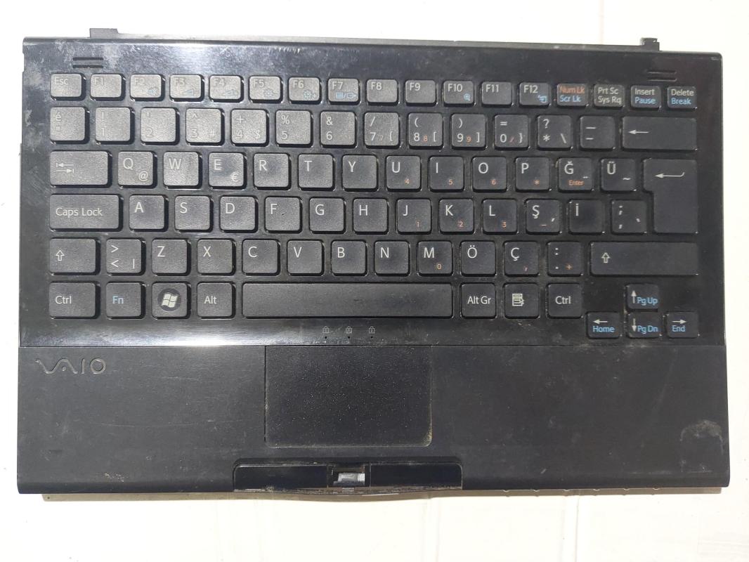 Sony Vaio VGNTZ VGN-TZ  Klavye Dahil Üst Kasa PCG-4P1L PCG-4N1M PCG-4N2M  3-106-295-1 
