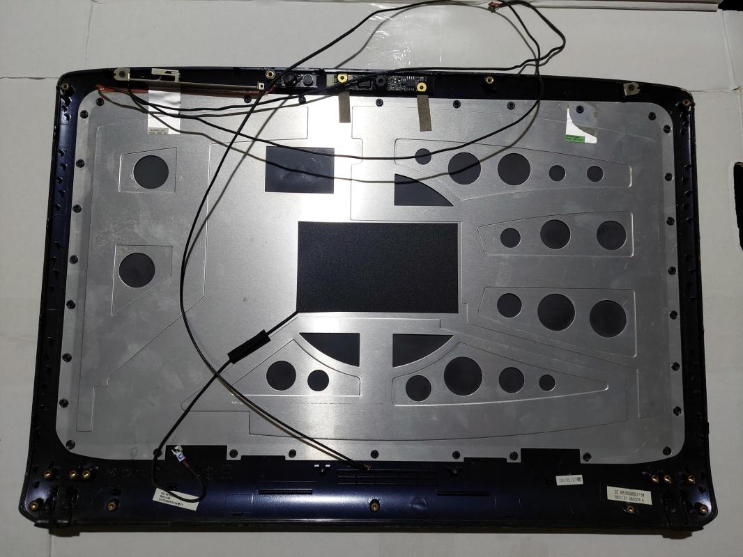ACER ASPİRE 6920 6920G LCD  ARKA KAPAK-  BEZEL -WEBCAM + MICROFON + WİFİ 6051B0288501-1 6070B0258601 LCD BACK COVER