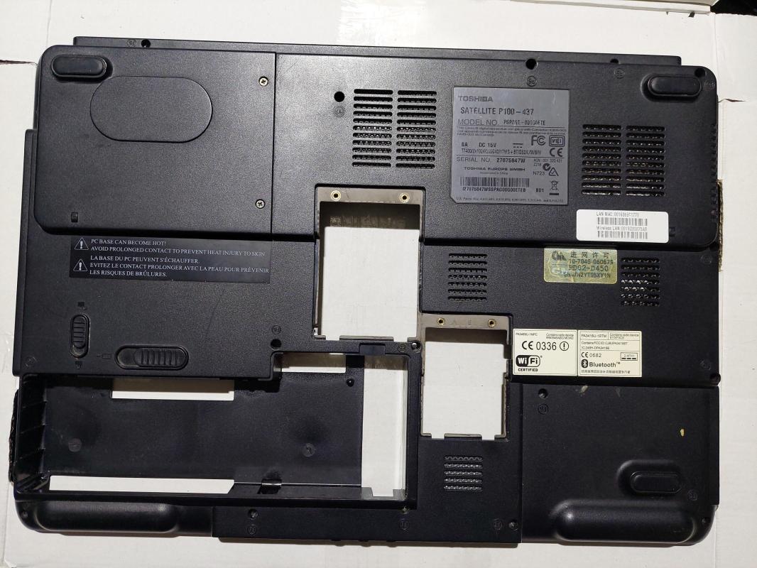 Toshiba P105 P105-S6177 Alt Kasa 3ABD1BA0I18