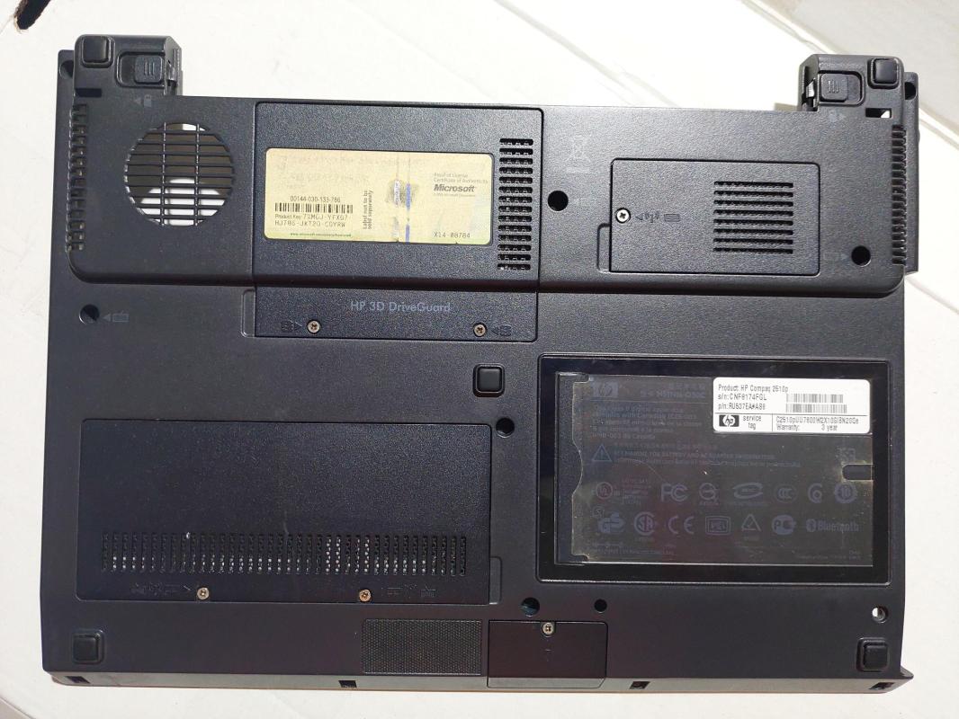 HP Compaq 2510P ALT KASA 451712-001 WFI380T2BATP083A