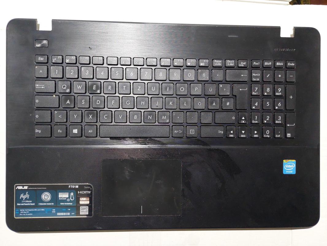 ASUS F751 F751S F751N F751M X751 X751L A751 X751LD ÜST KASA KLAVYE DZA13NB04I1AP020