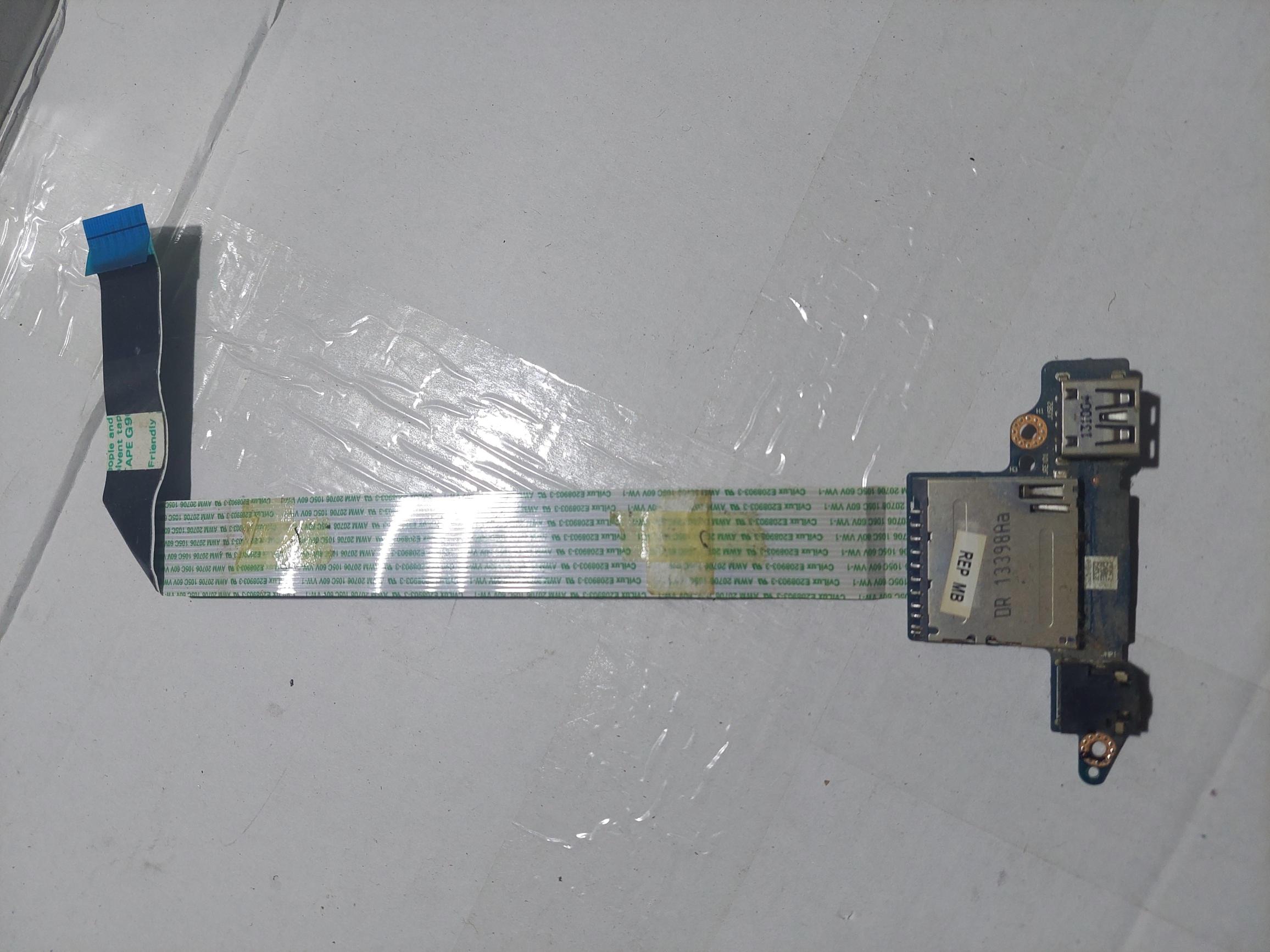 Lenovo ideapad NS-A182 NBX00019900 Audio Jack SD Kart USB Port Board