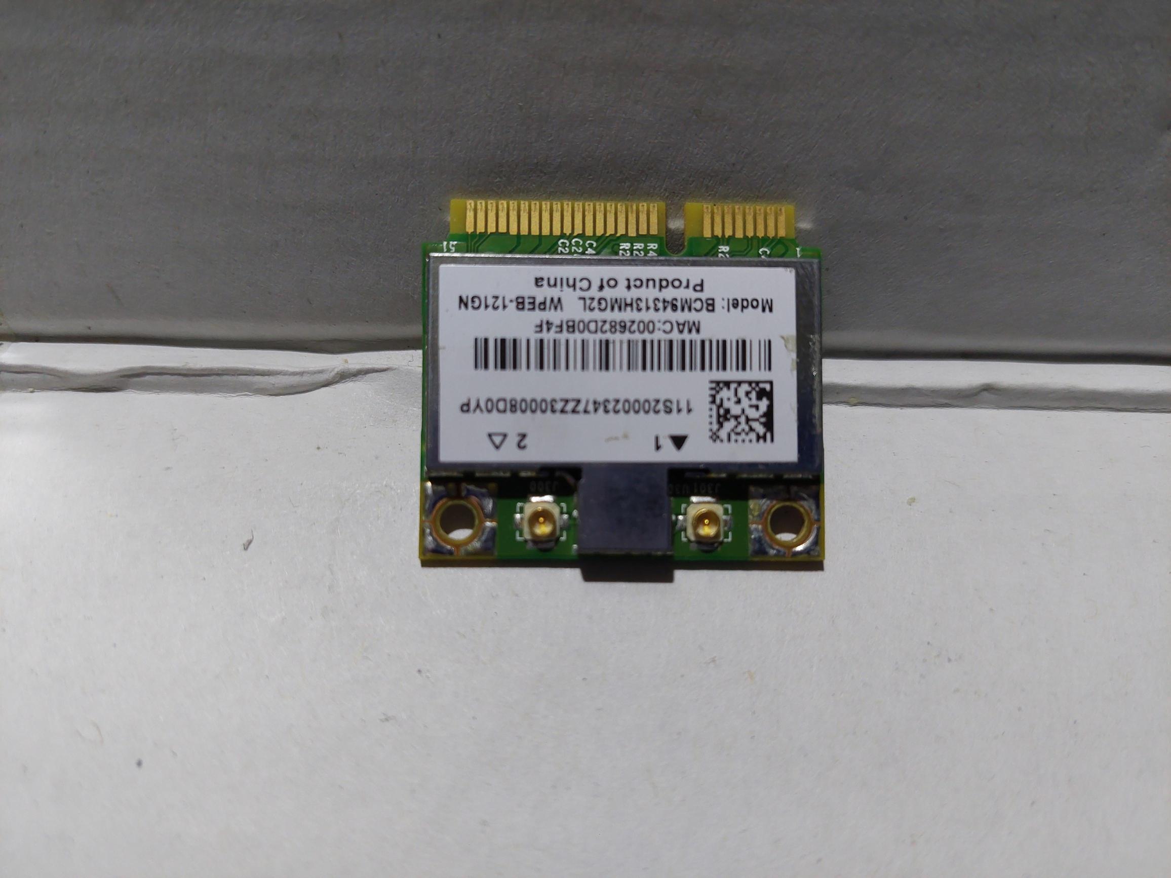 DW1397 Broadcom BCM94312 kablosuz yarım Mini PCI-E kart Dell Studio XPS 1450 1457 1458 1558 1745 1440 1555 1557