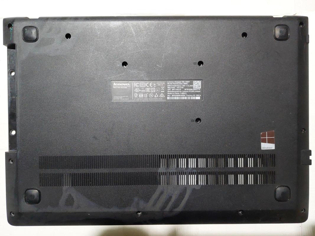  Lenovo ideapad 100-15IBY 80MJ 80R8  Alt Kasa Bottom Case AP1ER000400