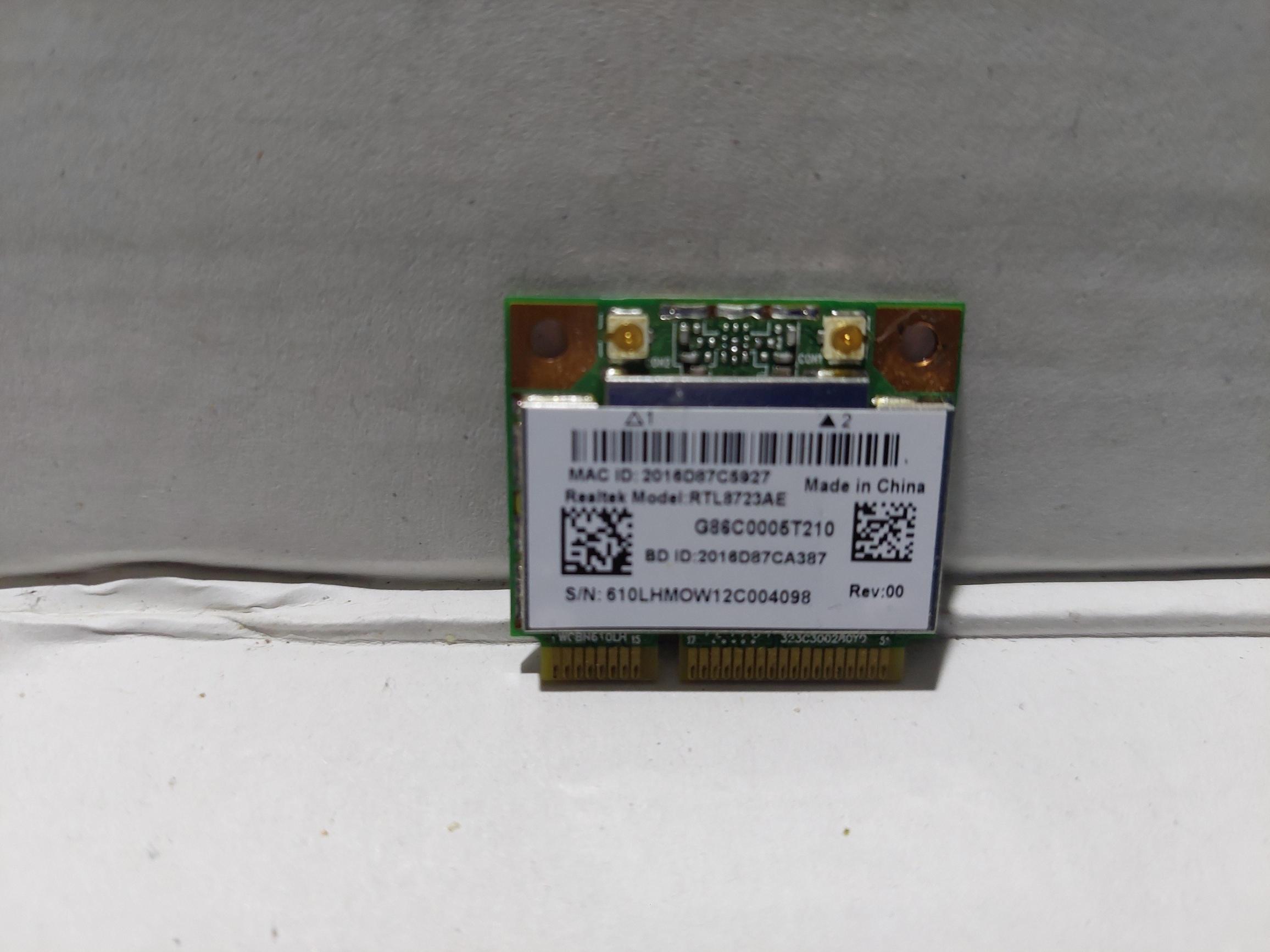 REALTEK RTL8723AE ANATEL 3557-11-4076 WİFİ WLAN AĞ KARTI - W22