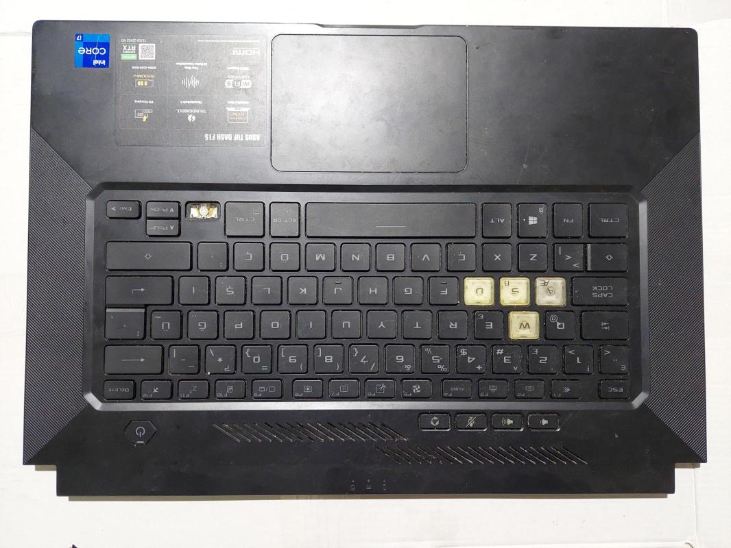 Asus TUF Gaming F15 A15 FX507ZC4-HN011 FX507ZC4-HN009 Üst Kasa +TOUCHPAD +KLAVYE +AÇMA KAPAMA TUŞ