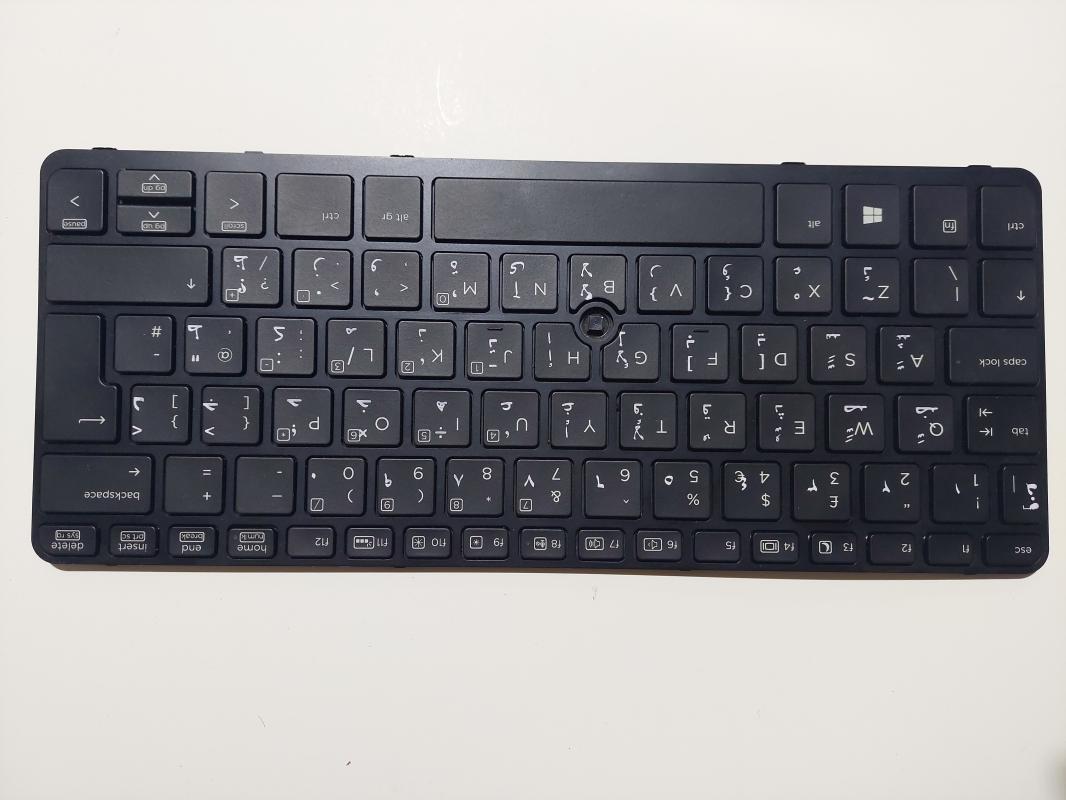 HP EliteBook 820 G1 G2 720 725 G2 735502-031 Gümüş  Aydınlatmalı Klavye Q TURKÇE Q ARAPÇA 