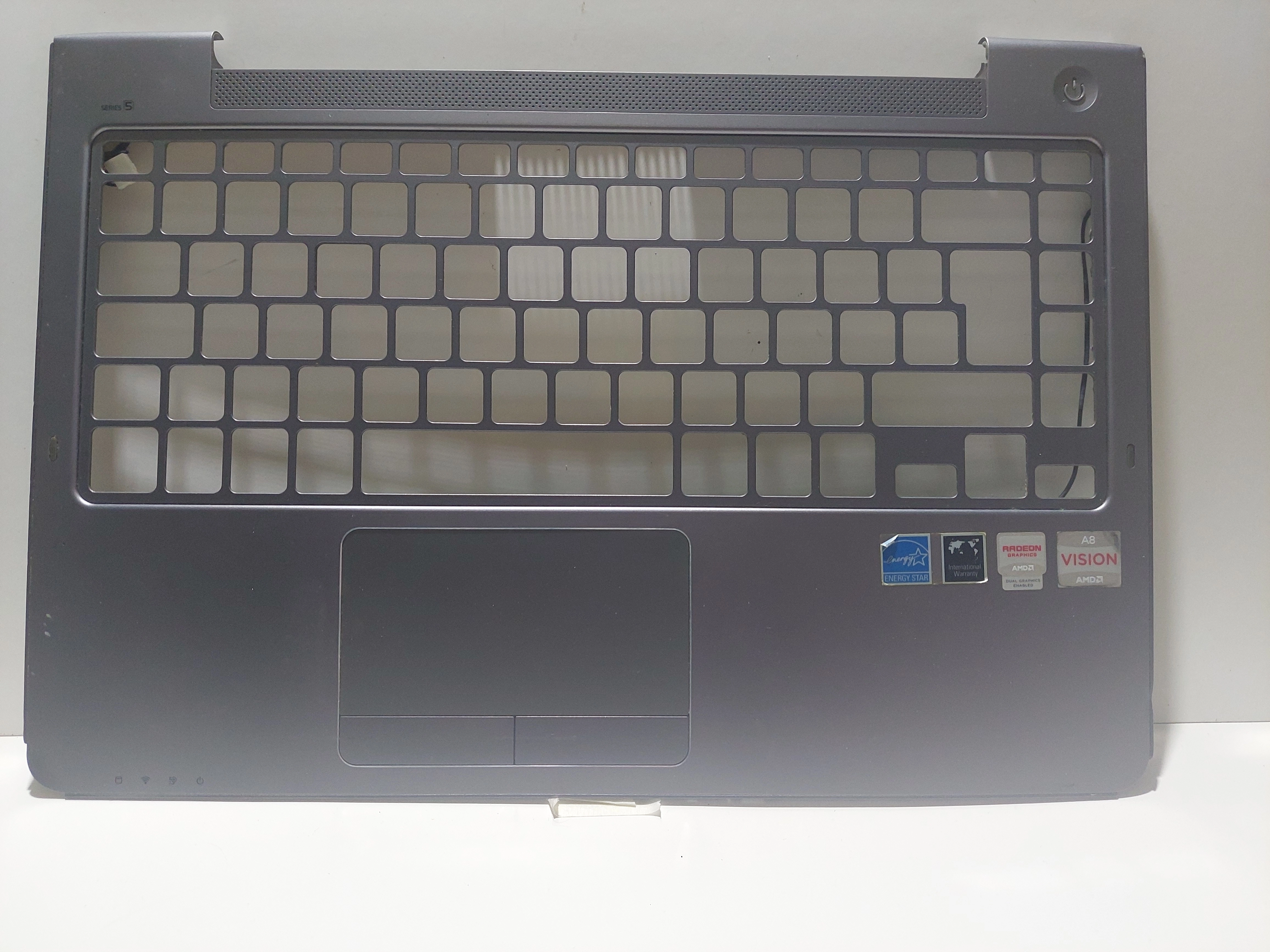 SAMSUNG NP530 530U3 NP535U4C NP540U4B NP535U4C-S01 ÜST KASA  + POWER DC JACK + TOUCHPAD + POWER TUŞ KART + USB SD KART / FLEX KABLO 