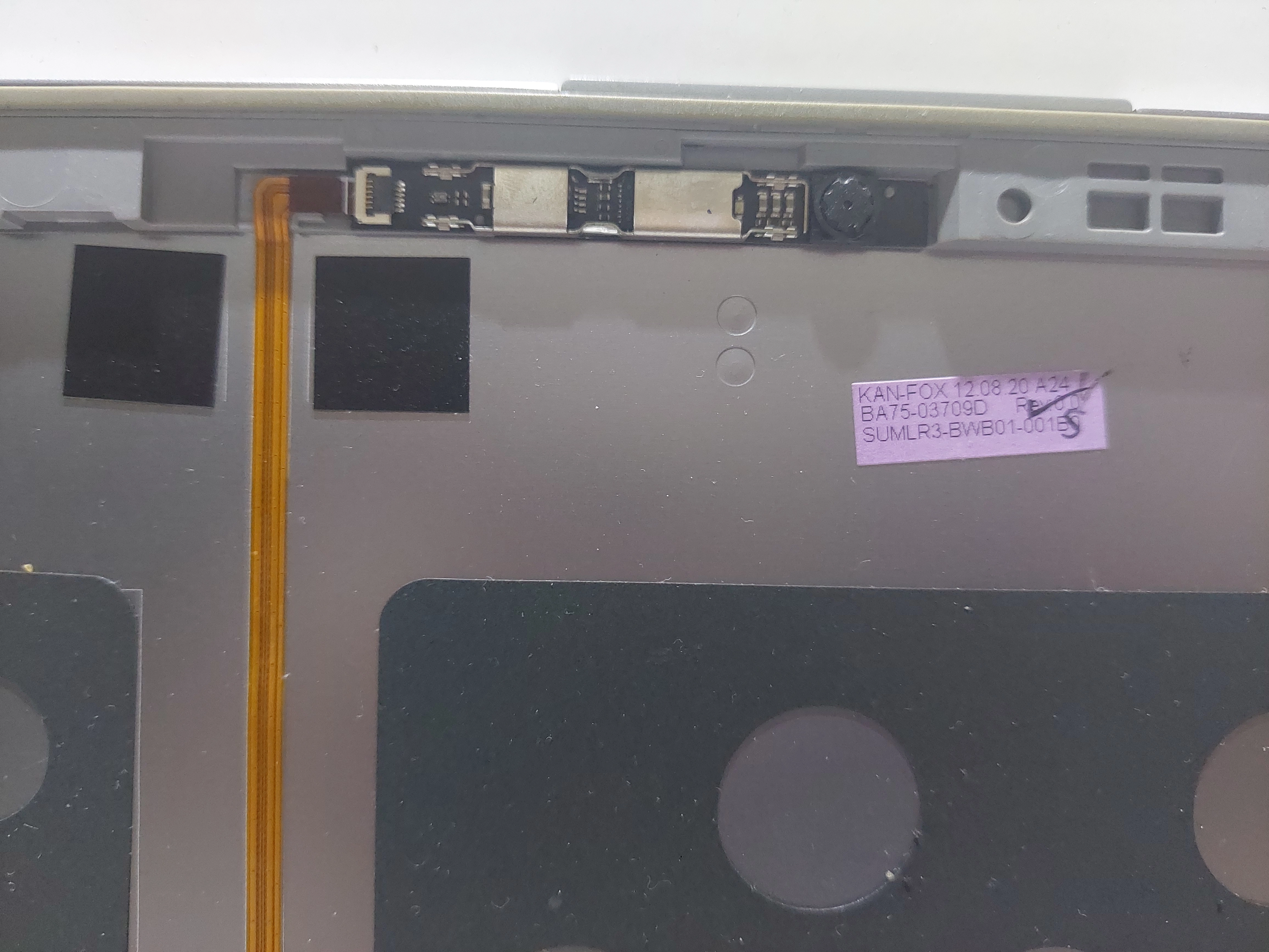  samsung 530U3C 535U3C 540U3C NP530 530U3B BA75-03709D ARKA KAPAK COVER + LCD DATA FLEX + WEB KAMERA + MENTEŞE 