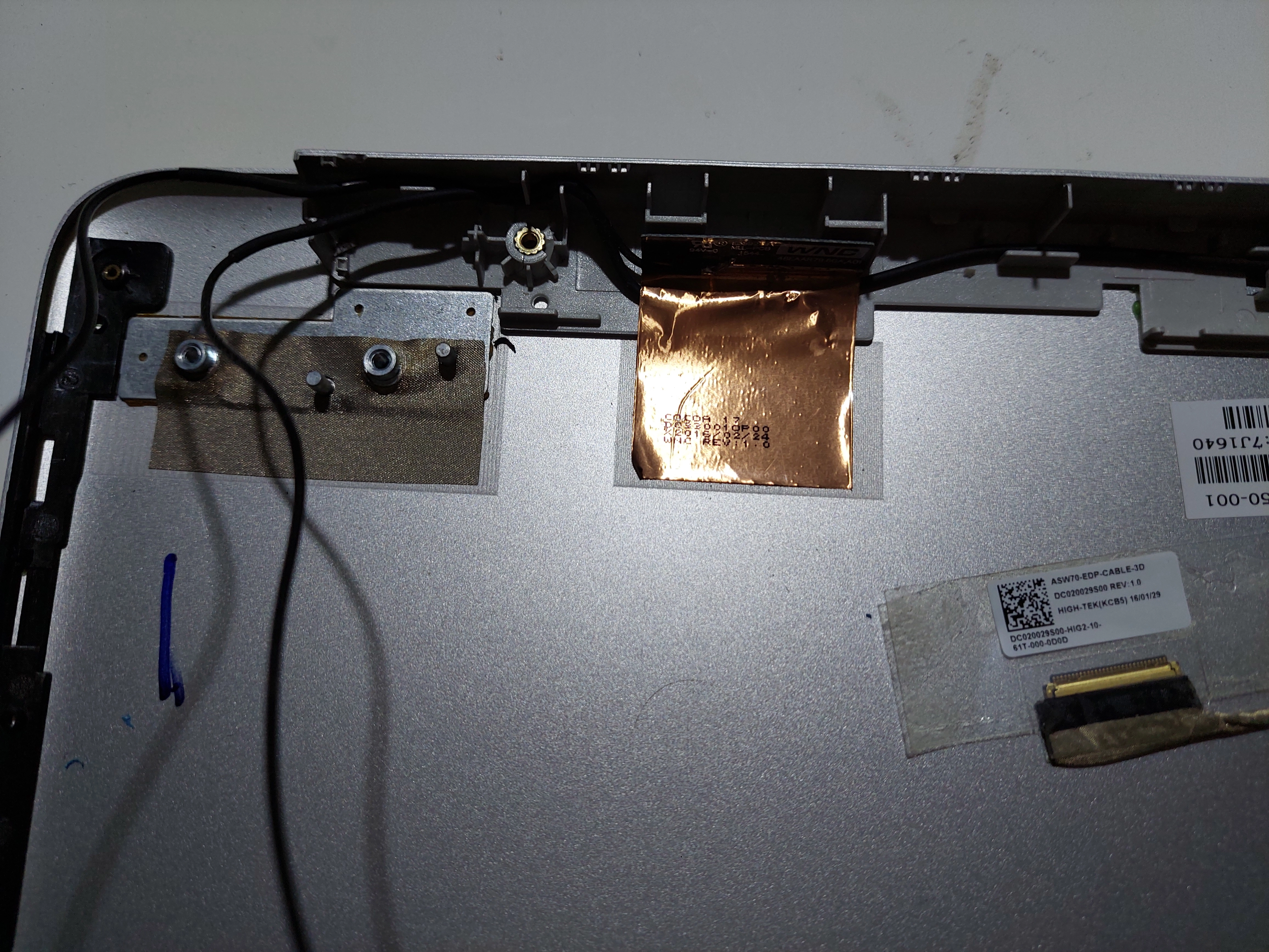  HP ENVY 17-N 17T-NA LCD Arka Kapak COVER  SPS 832350 001