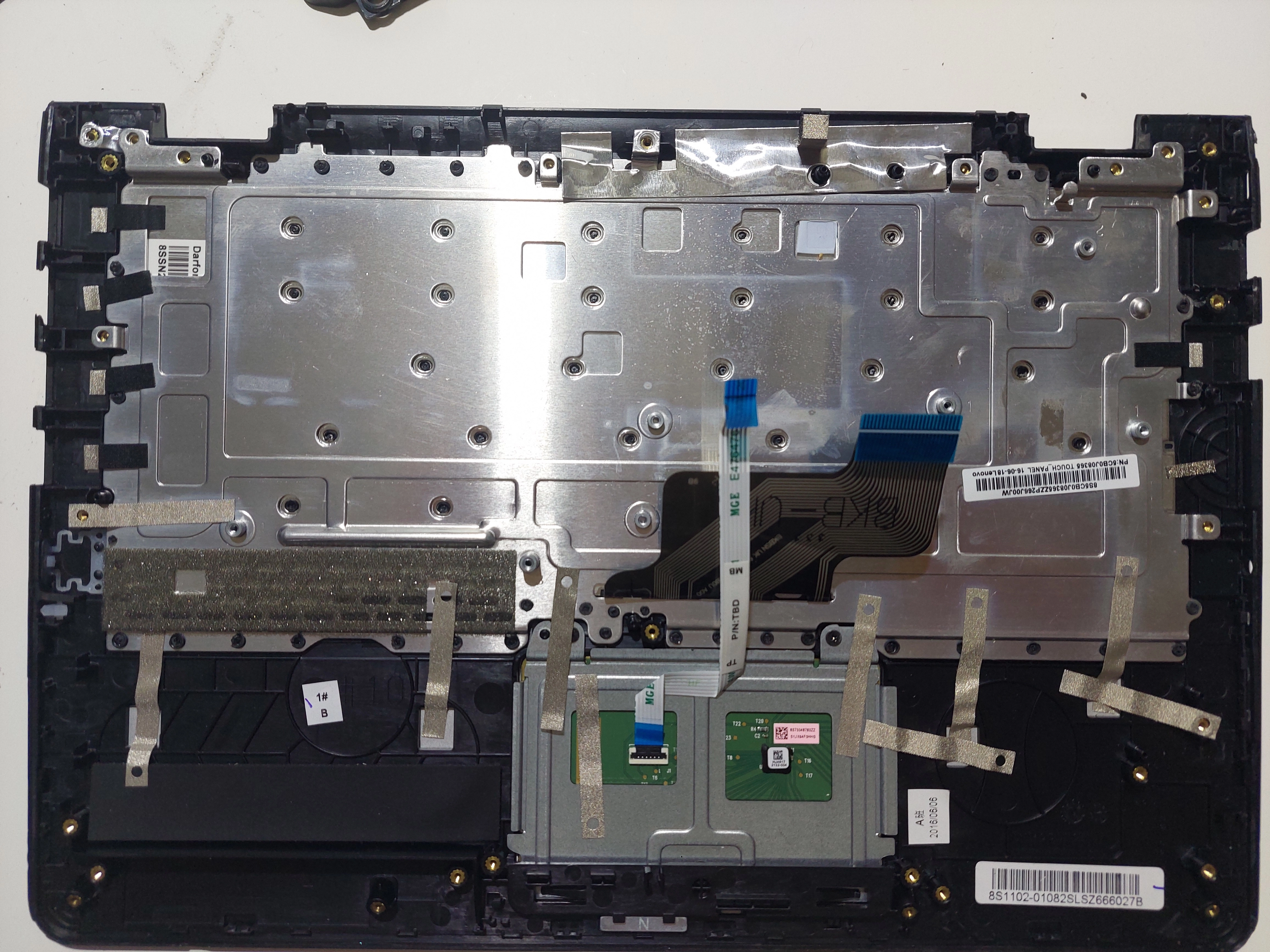  Lenovo Yoga 300-11IBR 80M1 ÜST KASA + KLAVYE + TOUCHPAD 5CB0J08365 8S1102-01082