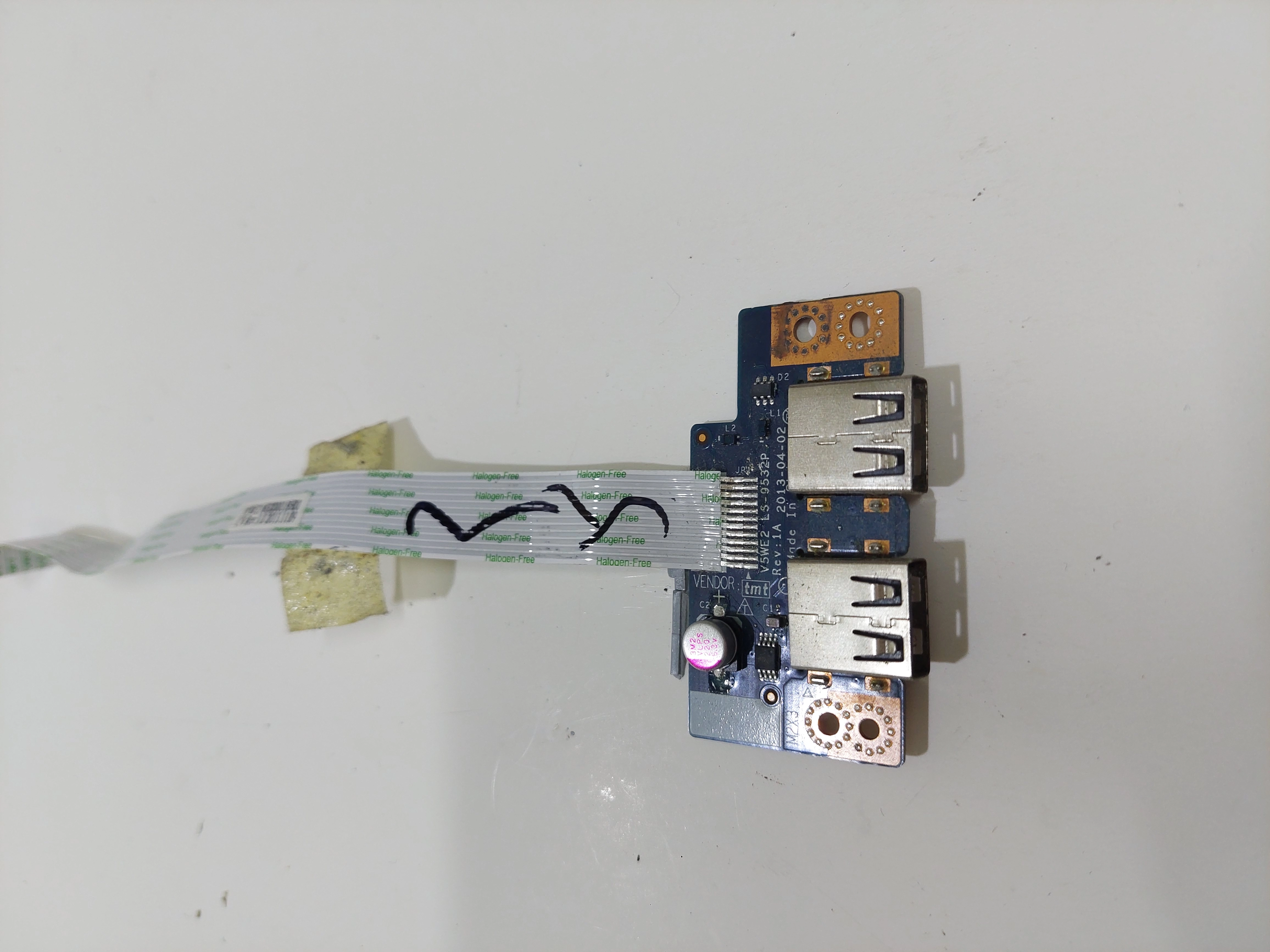 Acer Aspire LS-9532P, Z5WE3 Usb Kartı, E1-510 Serisi Usb Kartı Orjinal LS01-4-13(NBX0001BH00 REV:1.0