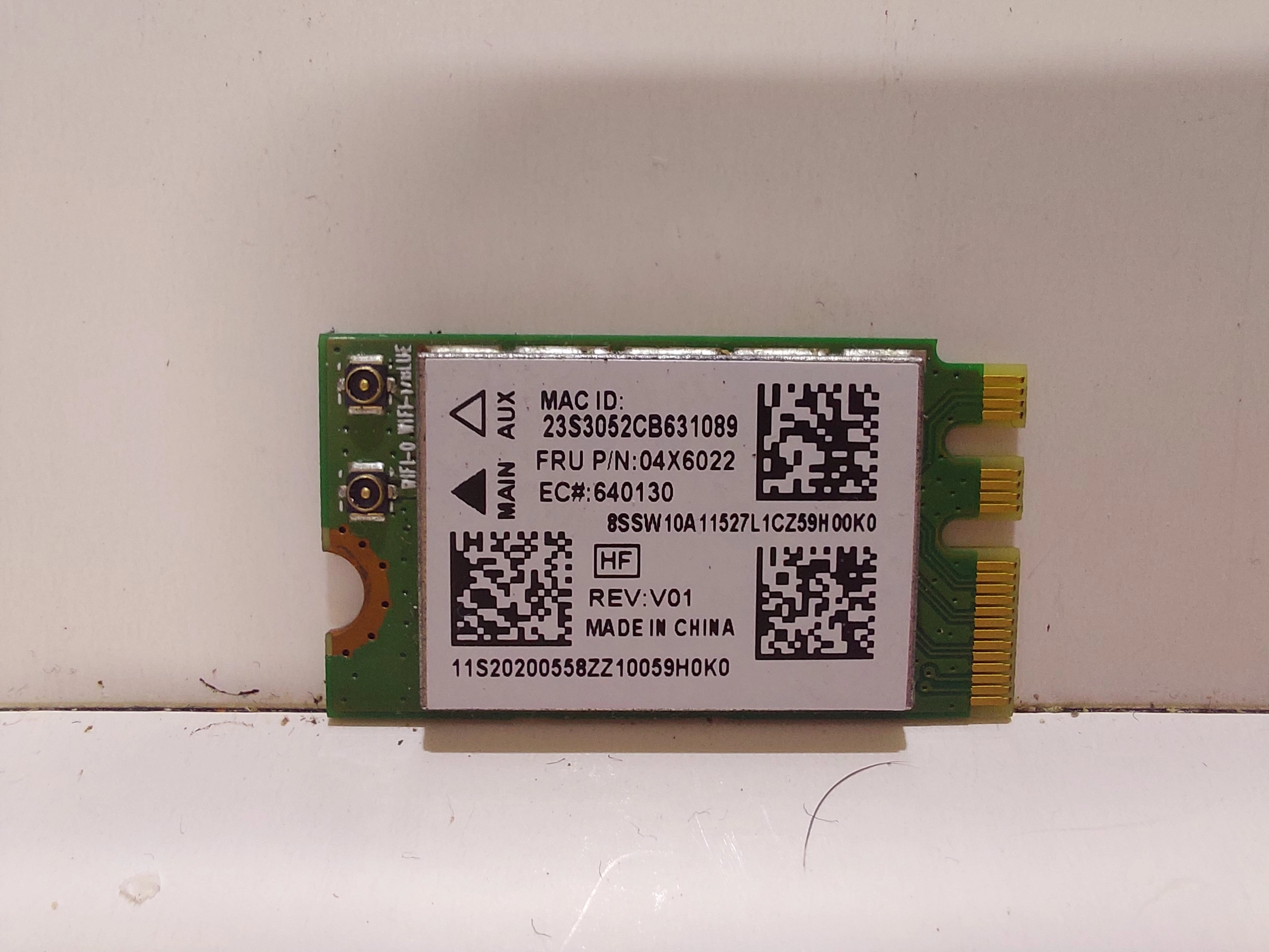 QCNFA335 Kablosuz Ağ Kartı, Ngff M2 Arayüzü 4.0 Bluetooth Kablosuz Ağ Kartı Destek Sistemi WIN7/WIN8/WIN10