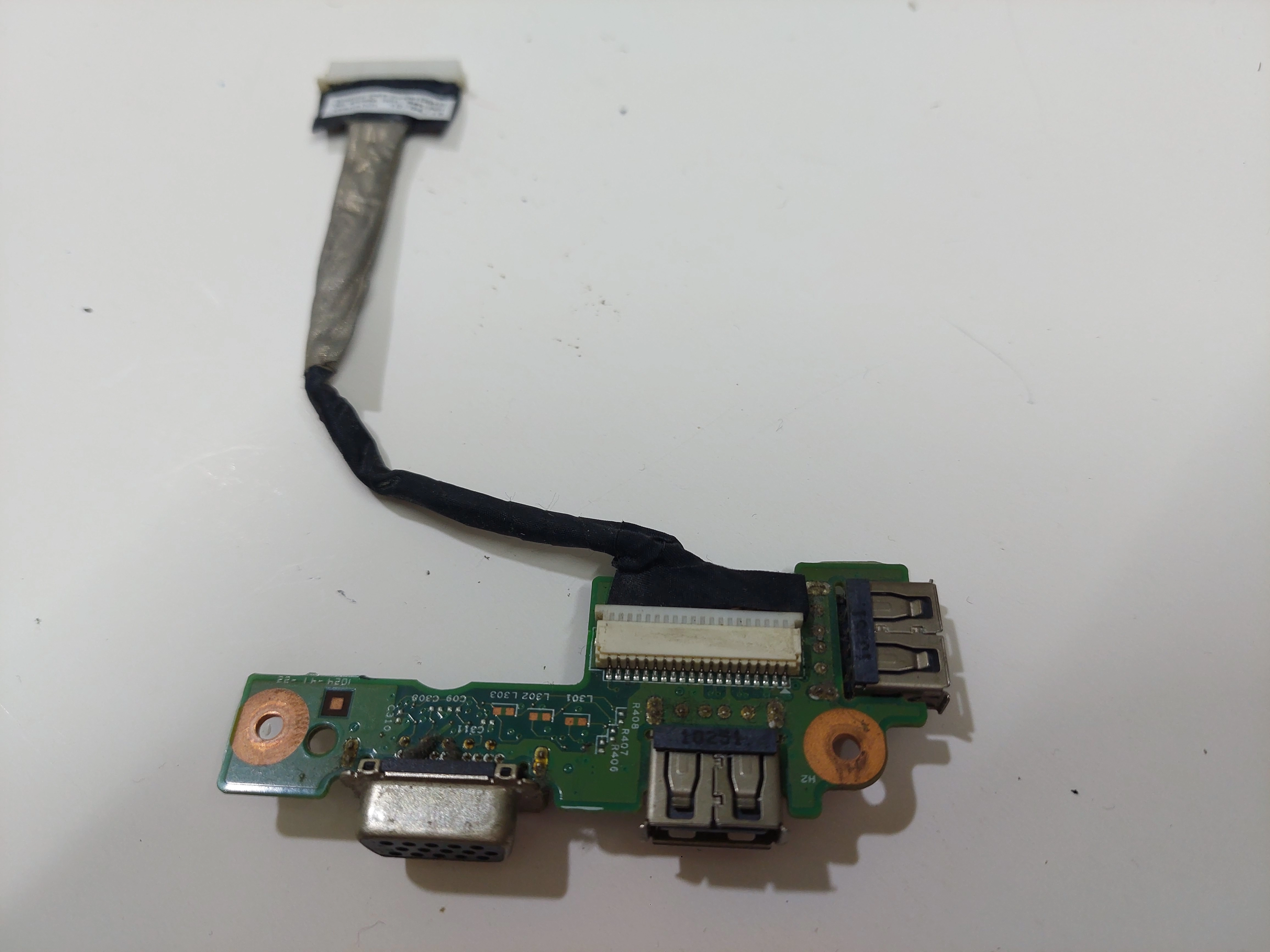 Dell Inspiron N5010 DG15 CRT kartı VGA/USB Kartı