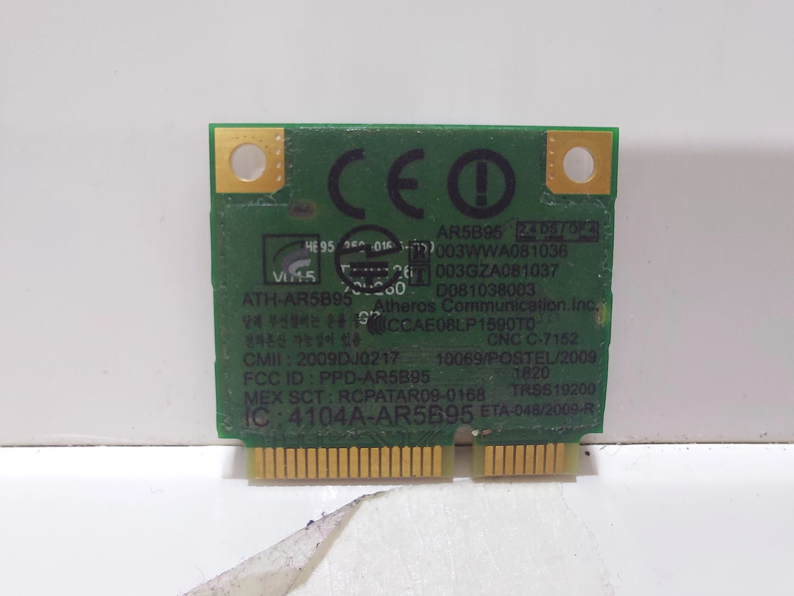 Sony VAIO PCG-61211T  WiFi Kartı T77H126.00 AR5B95 