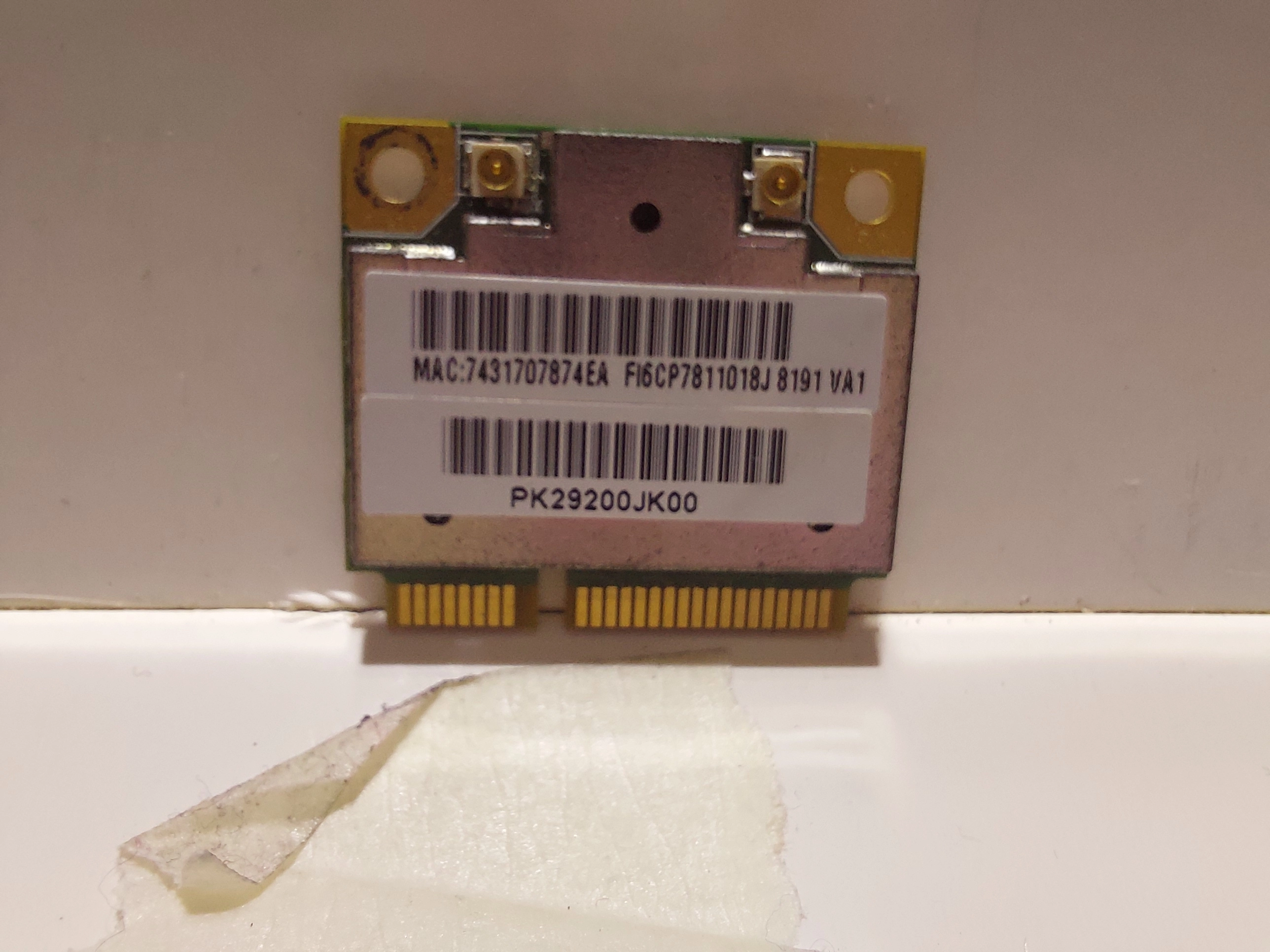 RealTek RTL8191se  Mini Pci-e wifi  WLAN Kartı 802.11b/g/n 2.4 GHz 150M