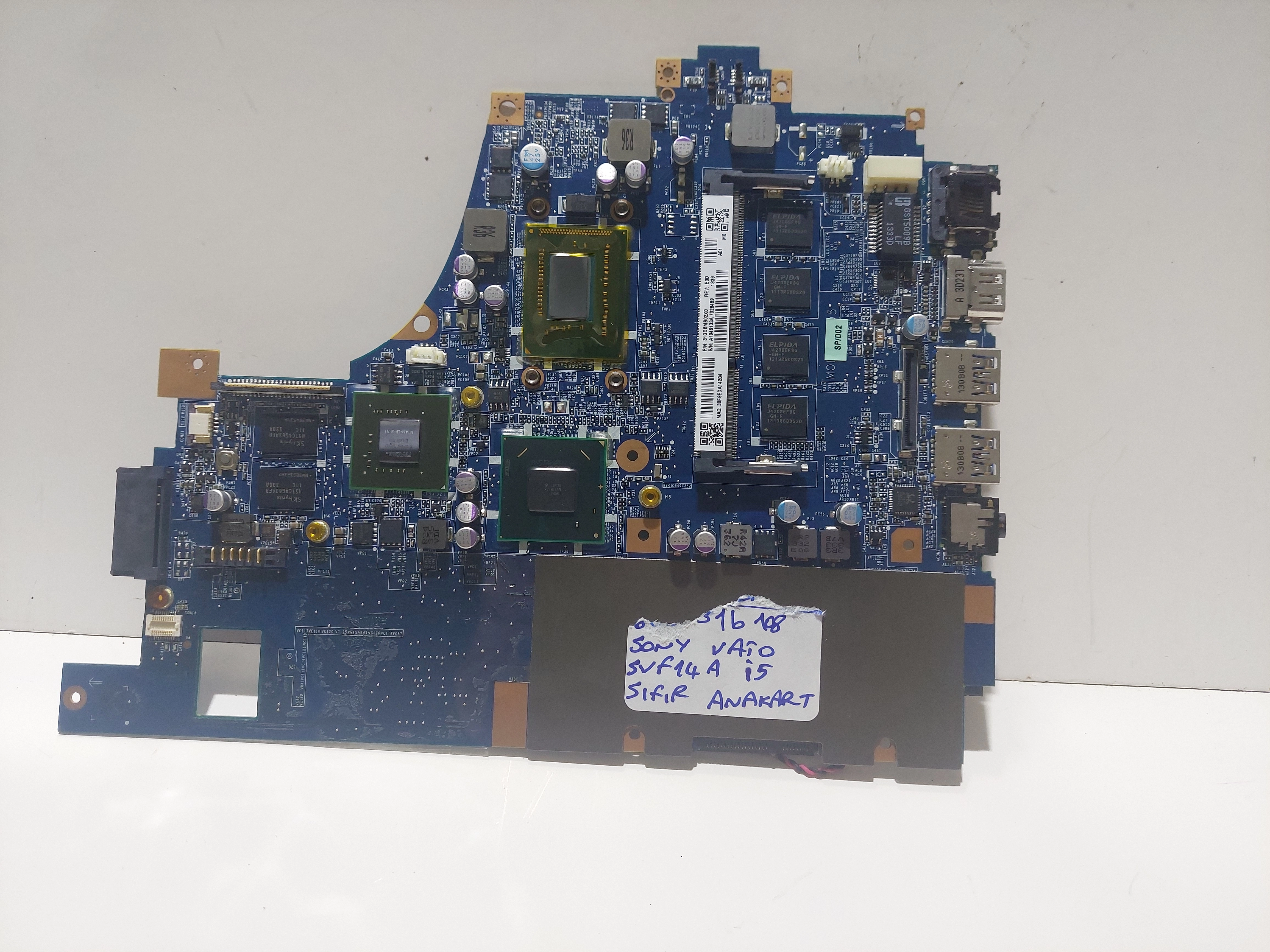 SONY VAIO SVF14 SVF14AA1QM Anakart Intel DAOGD5MB8E0