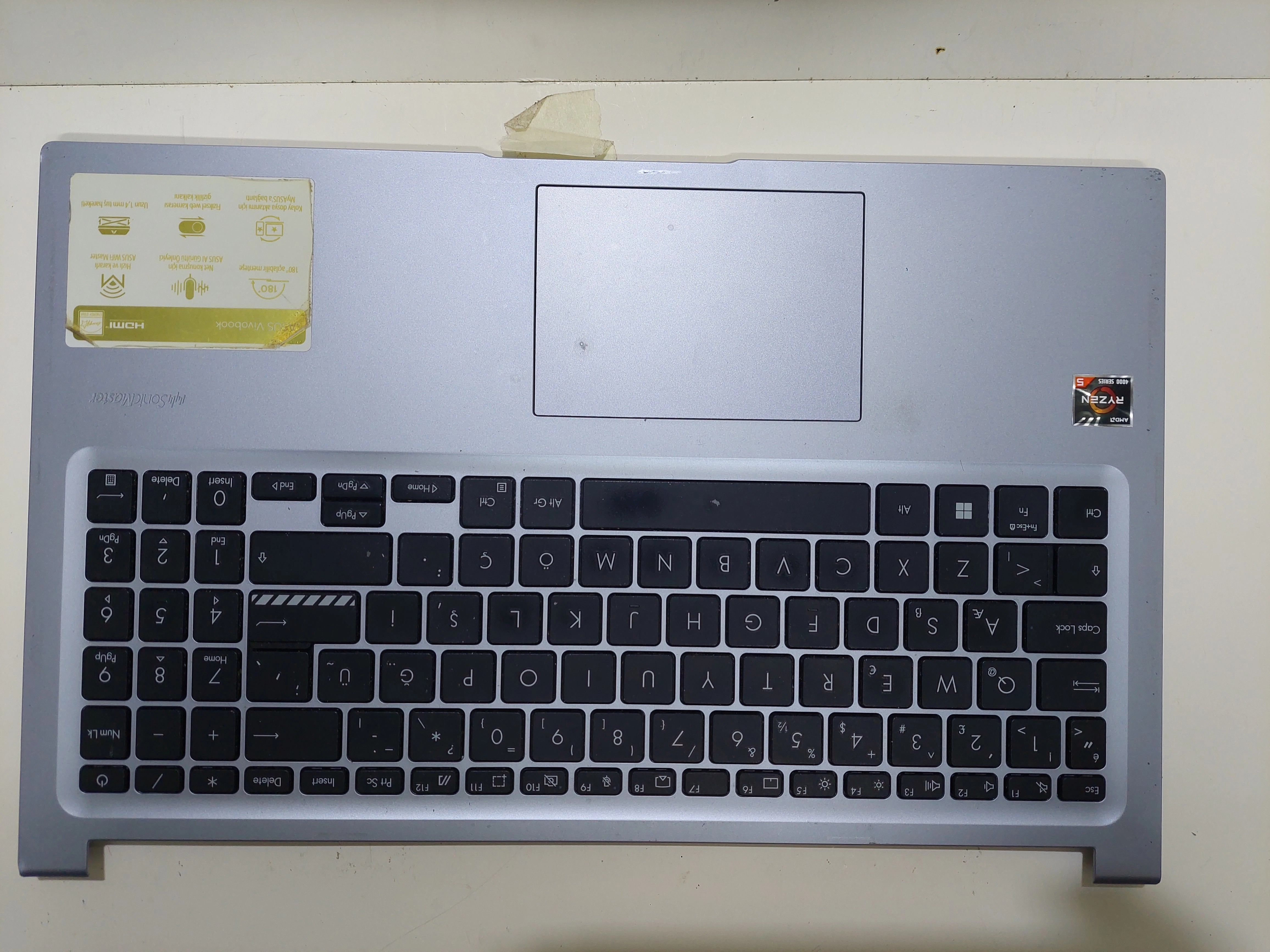 ASUS VIVOBOOK 15 X1502ZA T3N1-EDA0101 ÜST KASA/ WIFI/ KAVYE/ TOUCHPAD