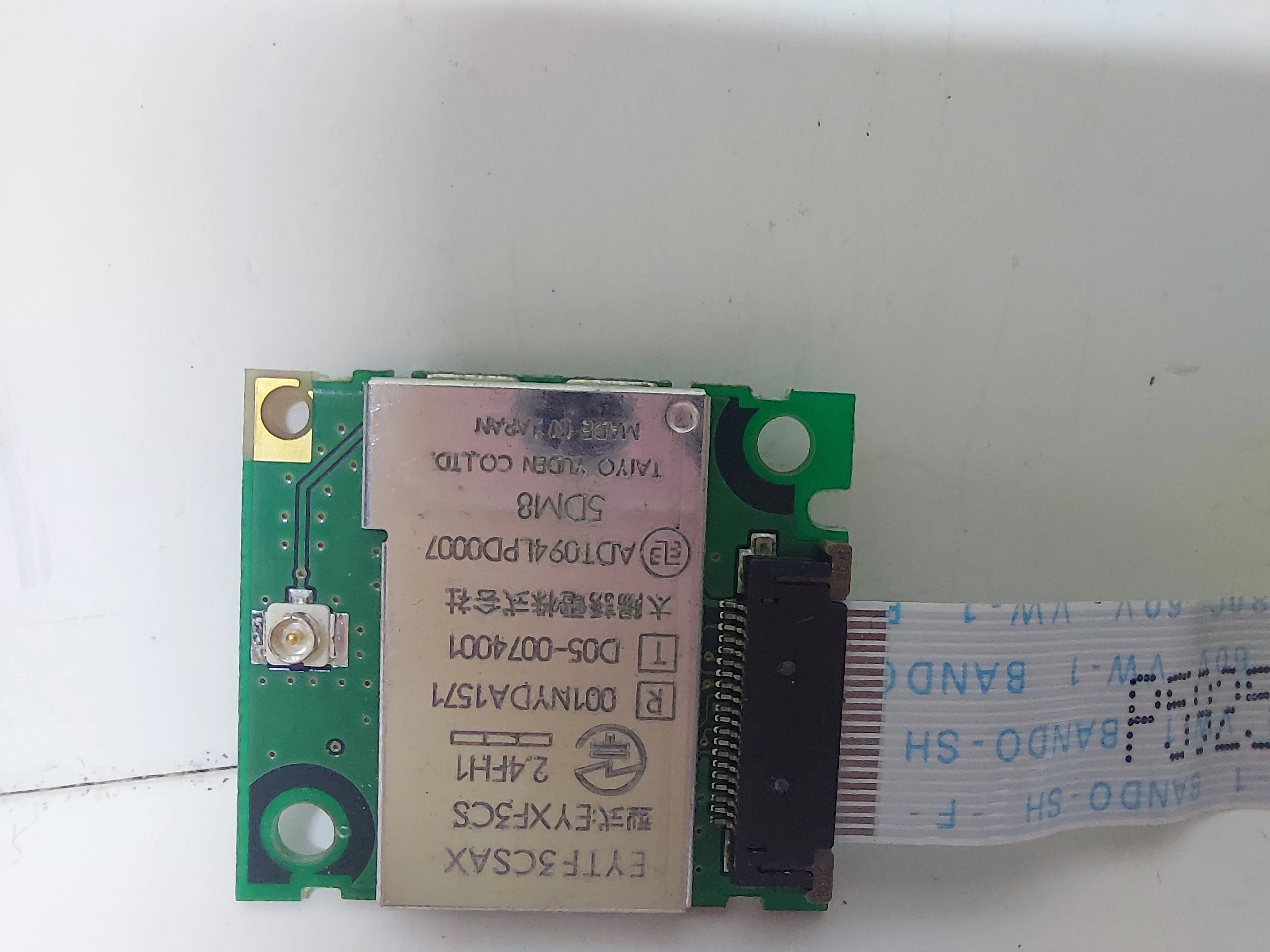 Toshiba Portege R200 Bluetooth Modülü EYTF3CSAX G86C0000710 PA3418U-1BTM FLEX