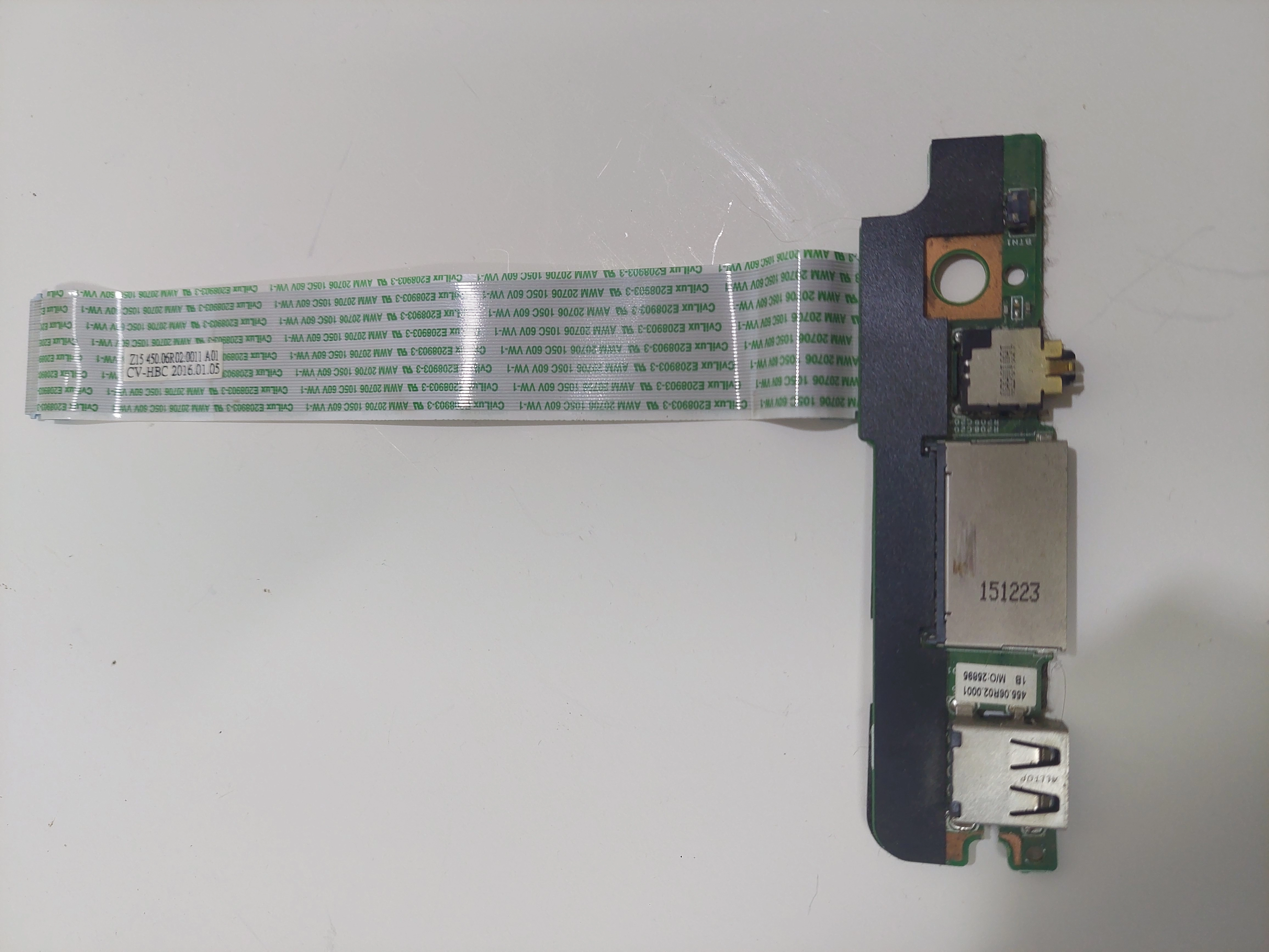  Lenovo IdeaPad 700-15ISK USB Ses Kartı Okuyucu 455.06R02.0001 