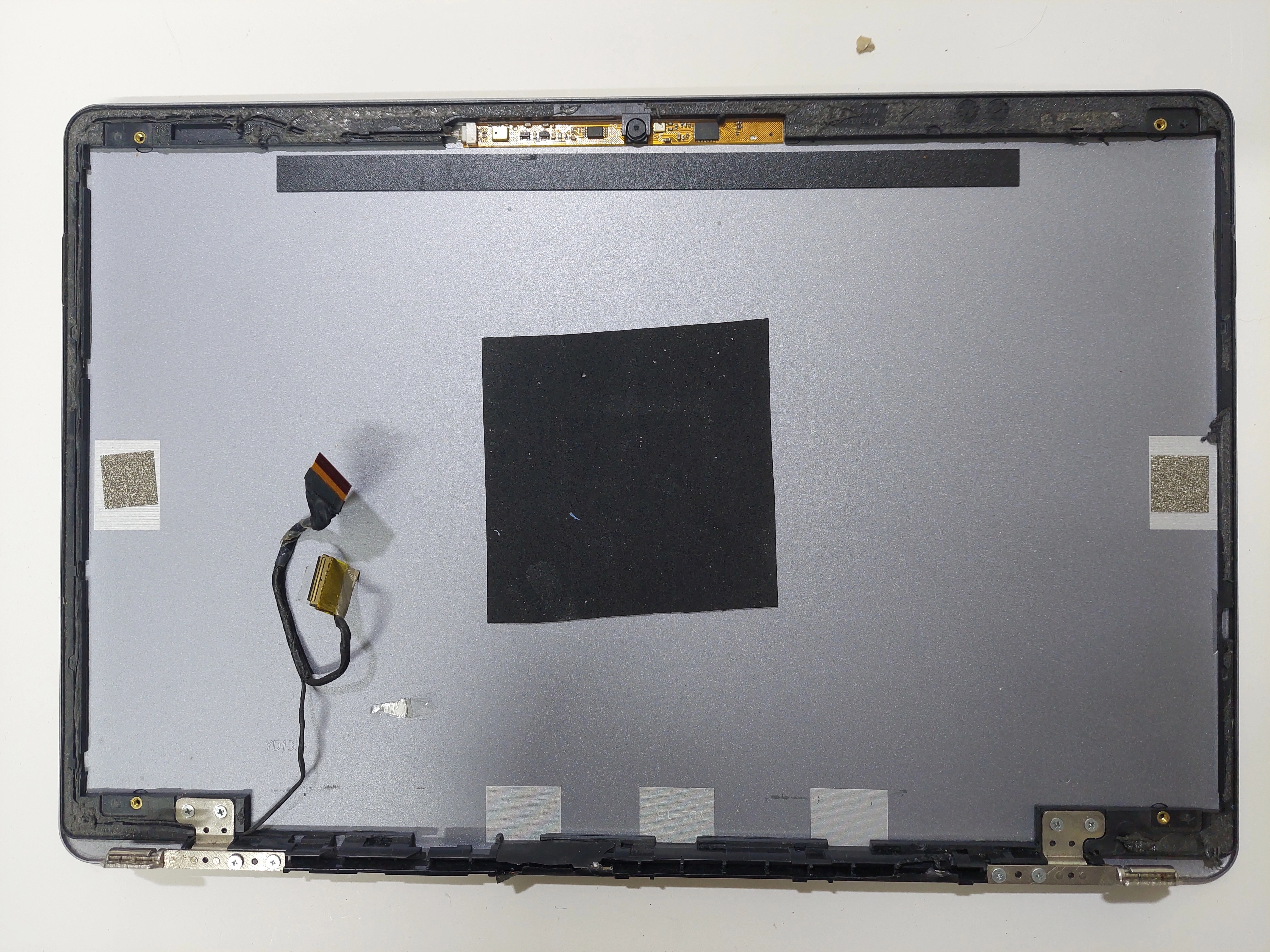 HOMETECH 700C HTC 14M Notebook Lcd Arka Kapak METALIK GRI / WEBKAMERA / CD DATA KABLO FLEX / SAĞ SOL MENTEŞE YD13.3 YD1-15