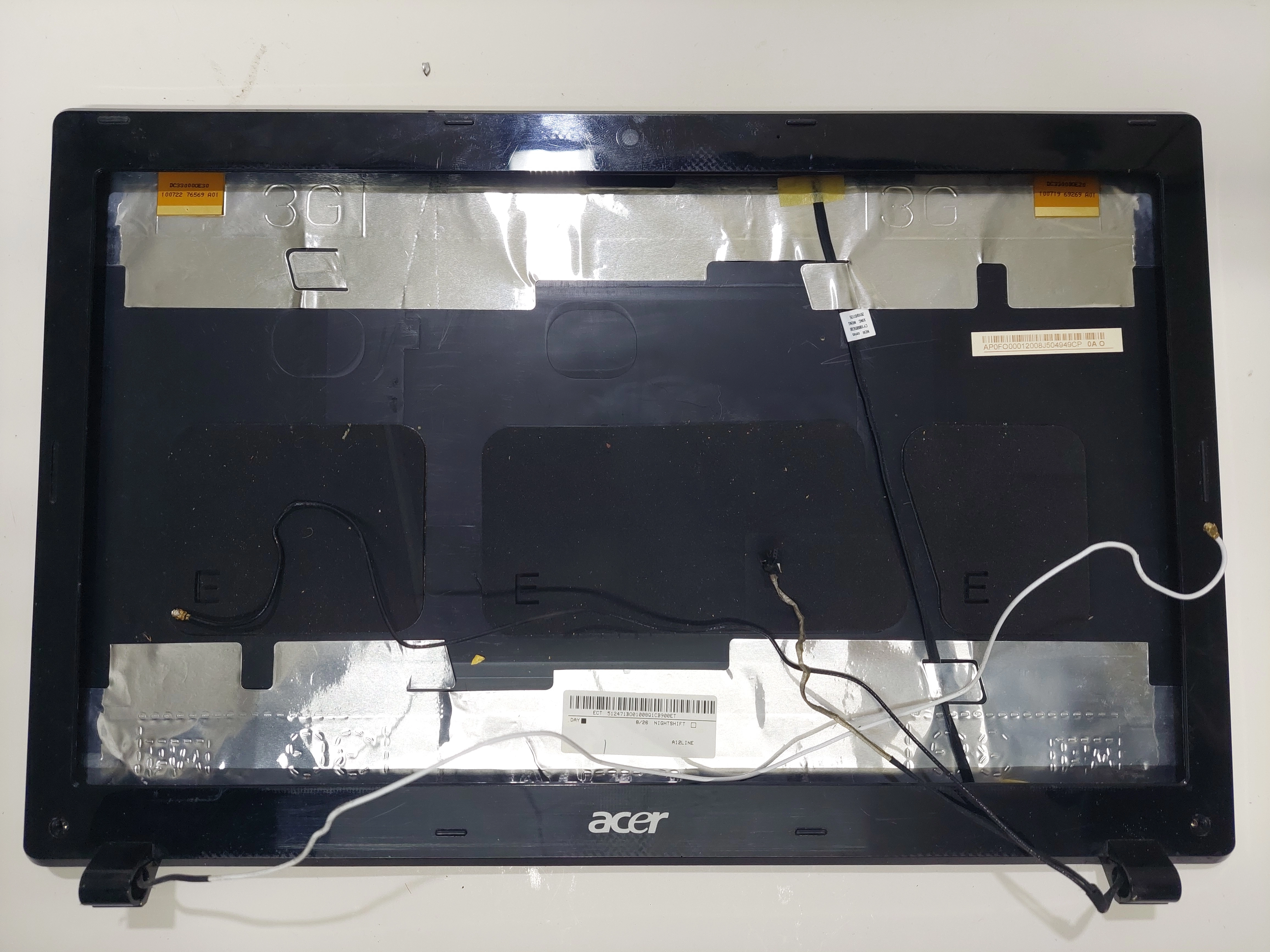 Acer Aspire 5742 PEW71 ARKA KAPAK +BEZEL  LCVD DATA KABO WEB CAMERA WIFI KABLO AP0FO00012008J504949CP