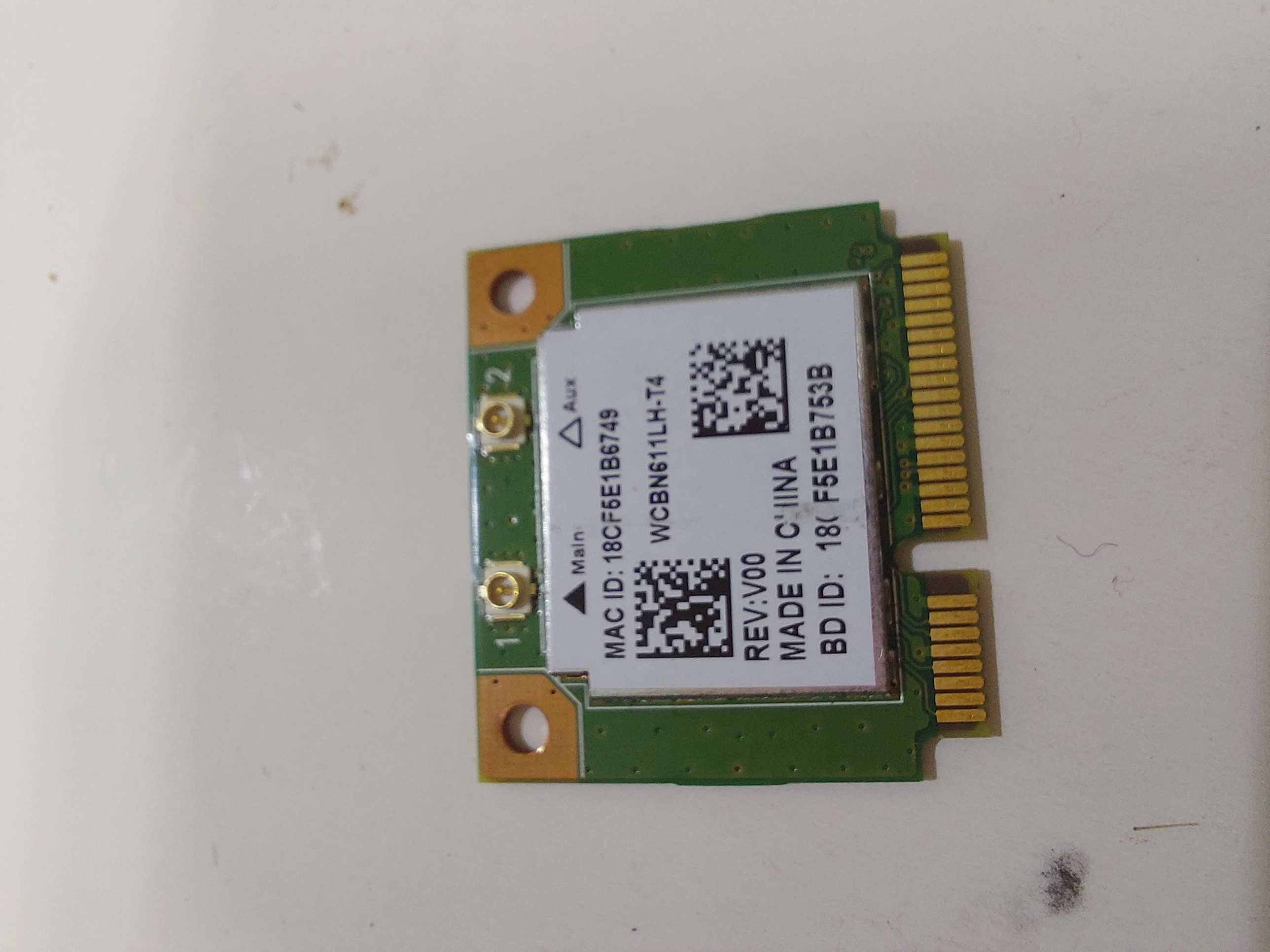 Motherboard Realtek Rtl8723be WIFI KART