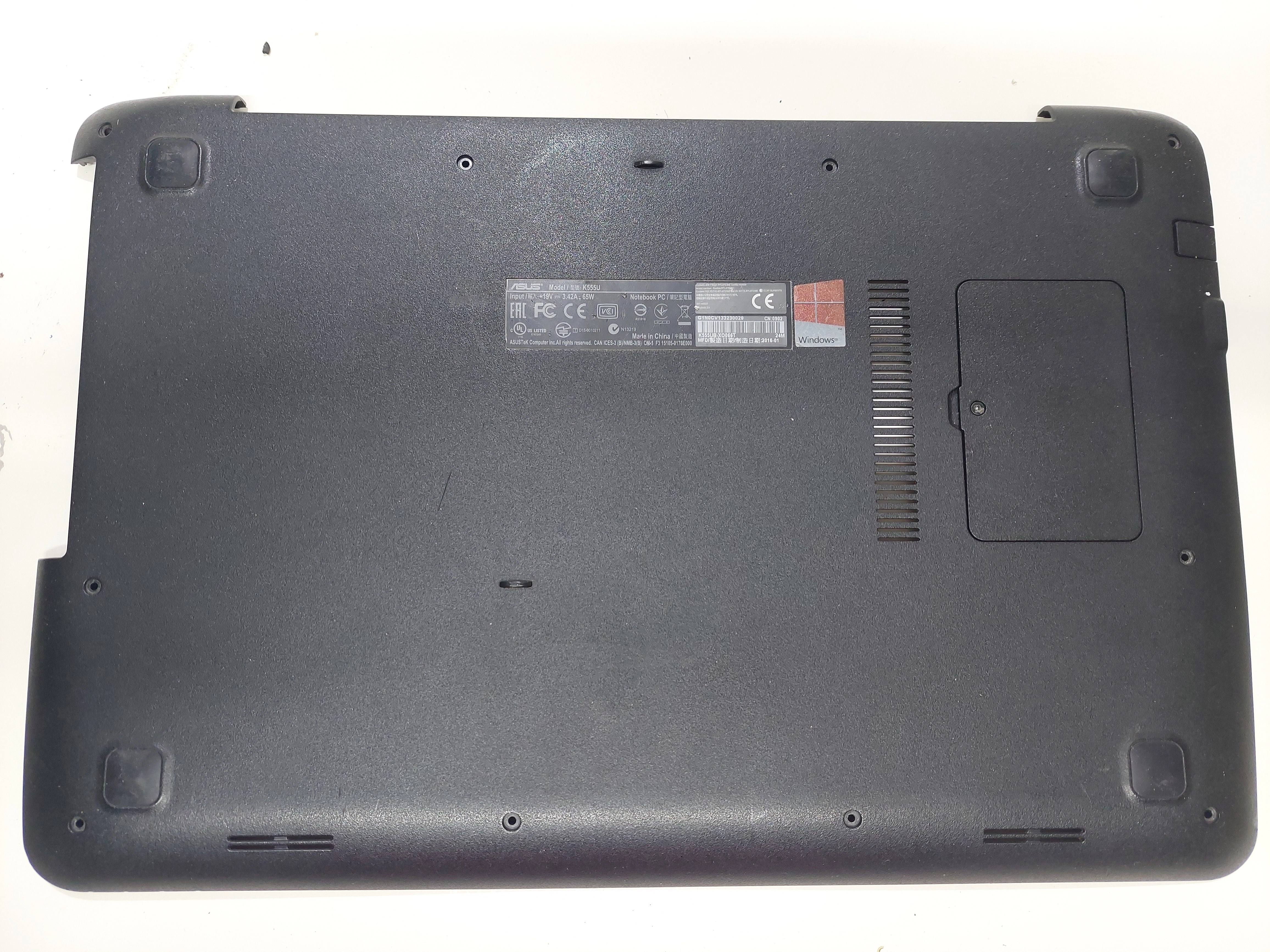 Asus K555 K555B K555L K555LN K555U V555L Alt Kasa   13NB0647AP0221
