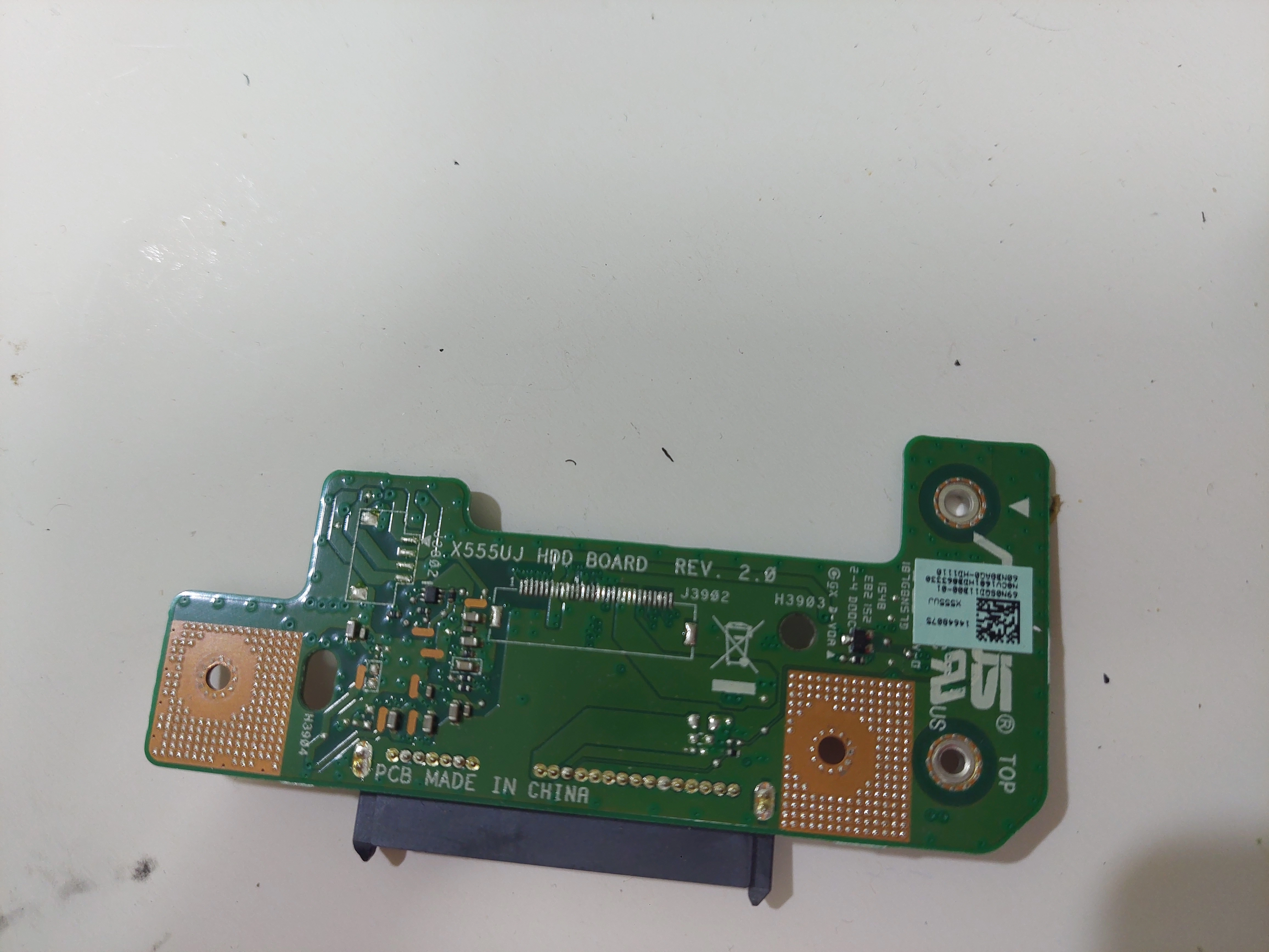  Asus X555 X555L X555LD X555LA X555UJ K555 K555U K555UB Hdd Board Rev 2.0