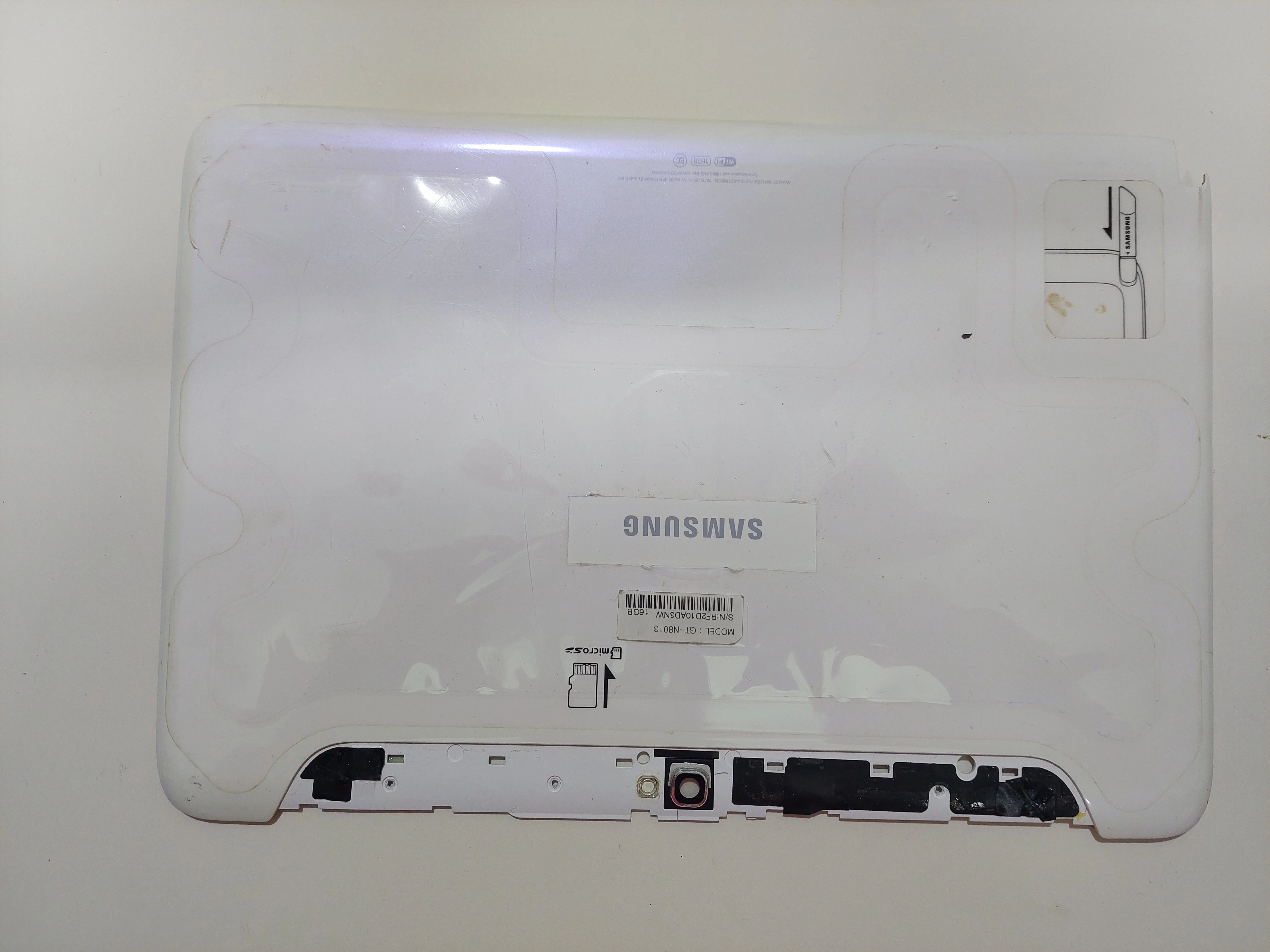 Samsung Galaxy Note GT-N8013 ARKA KAPAK BEYAZ