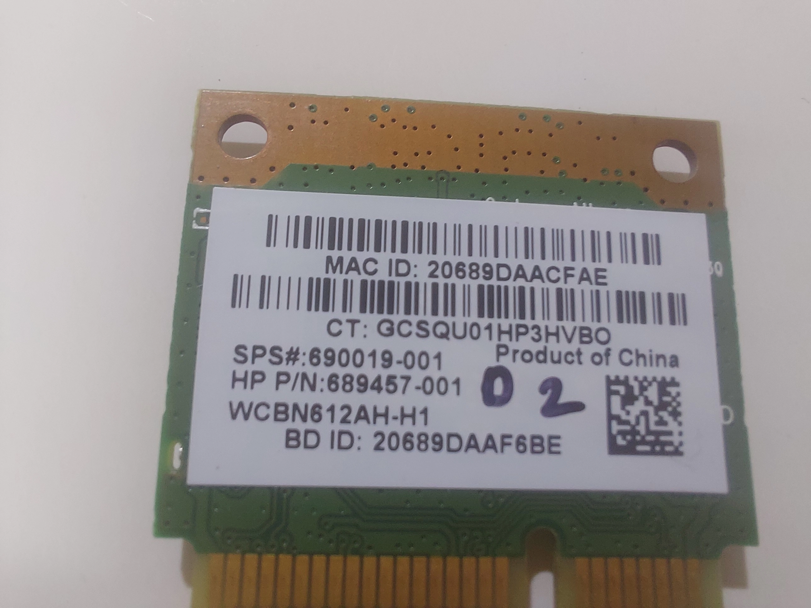  Atheros QCWB335 WiFi + Bluetooth BT 4.0 Mini PCI-E Kablosuz Kartı 