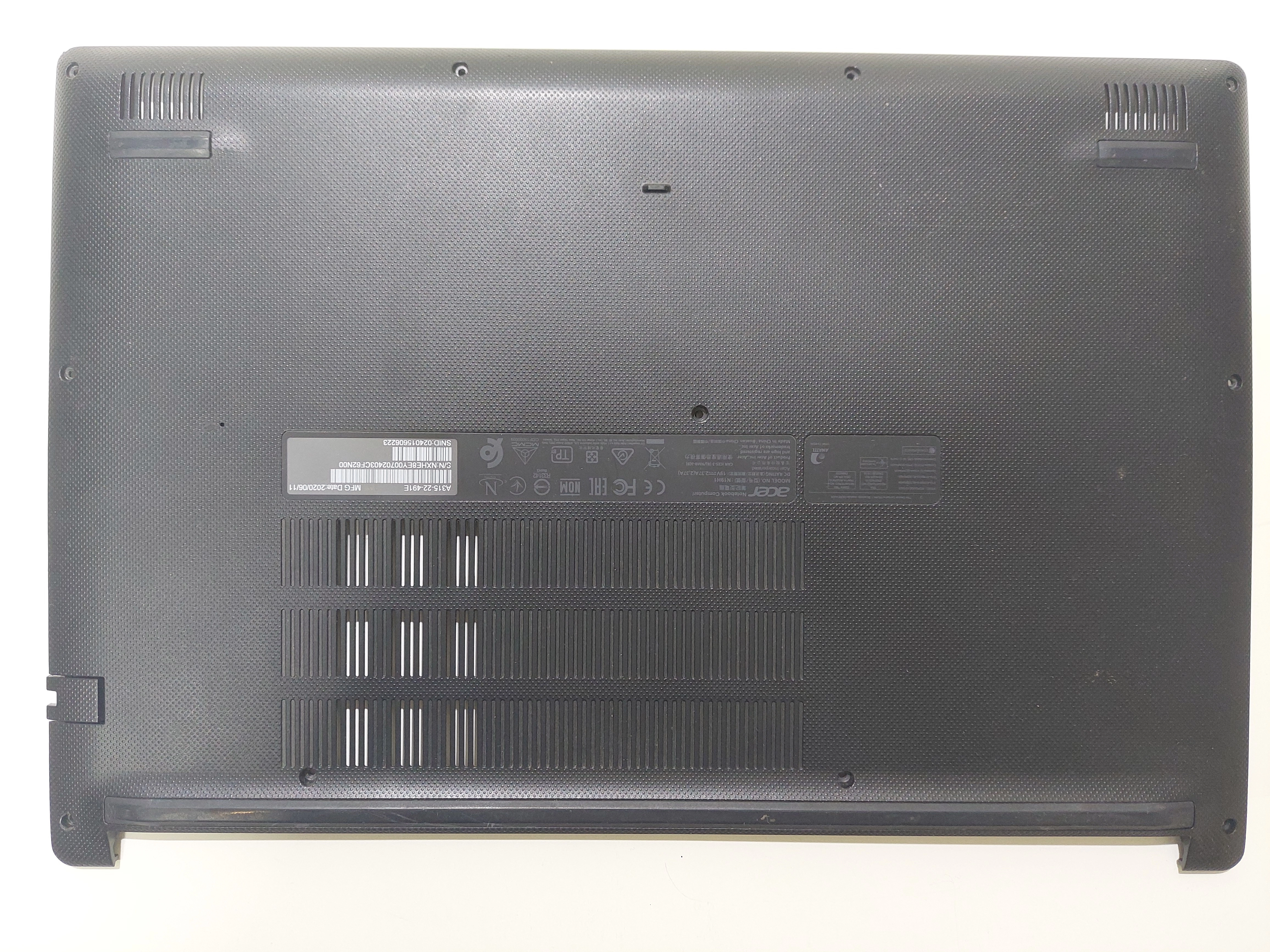 ACER A315 - 22 - 491E  ALT KASA KAPAK  // N19H1  // NC210110SF023054634
