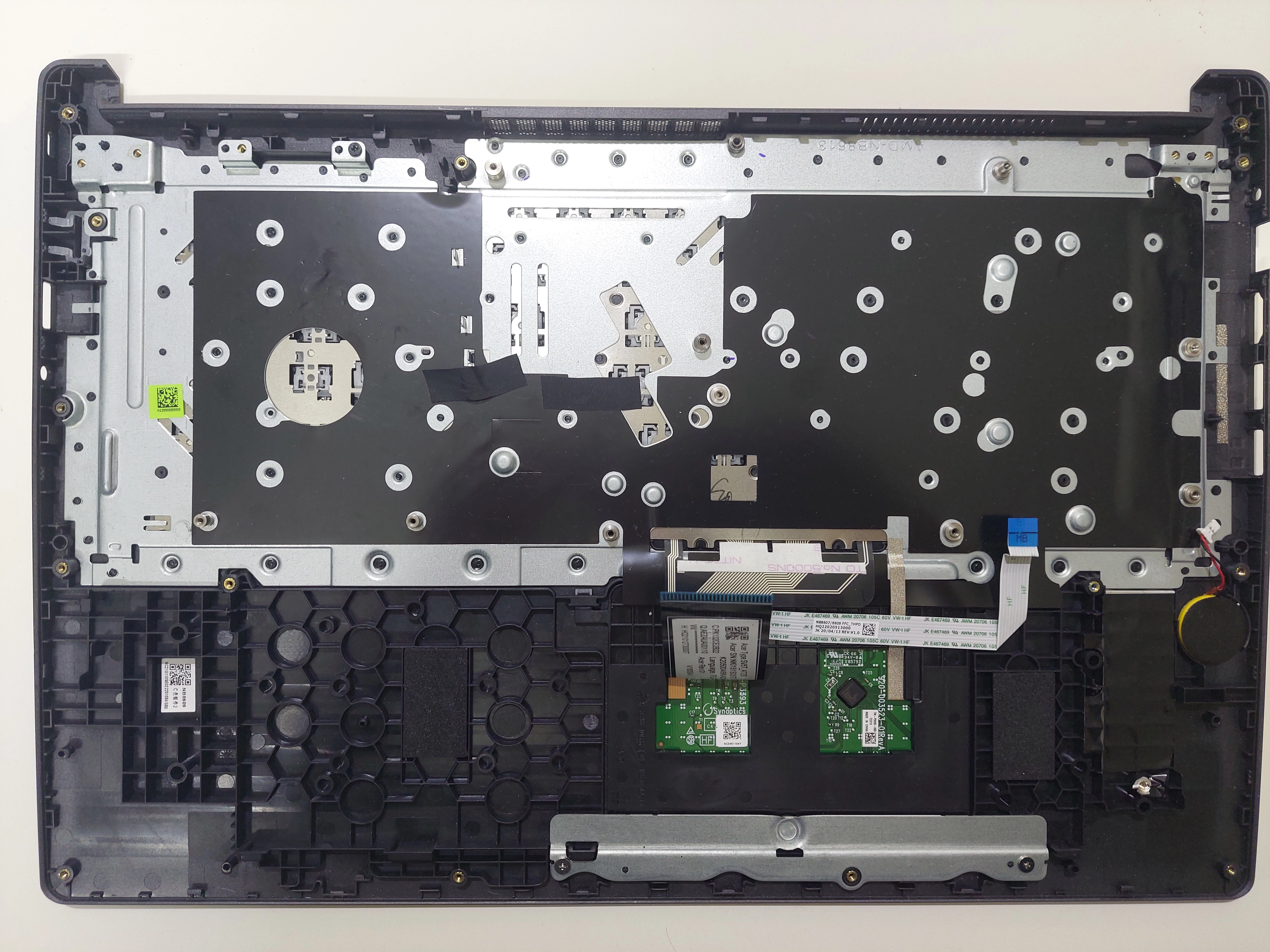 ACER A315 - 22 - 491E  ÜST KASA KLAVYE / TOUCHPAD / BİOS PİL  // NC210110SE022201684