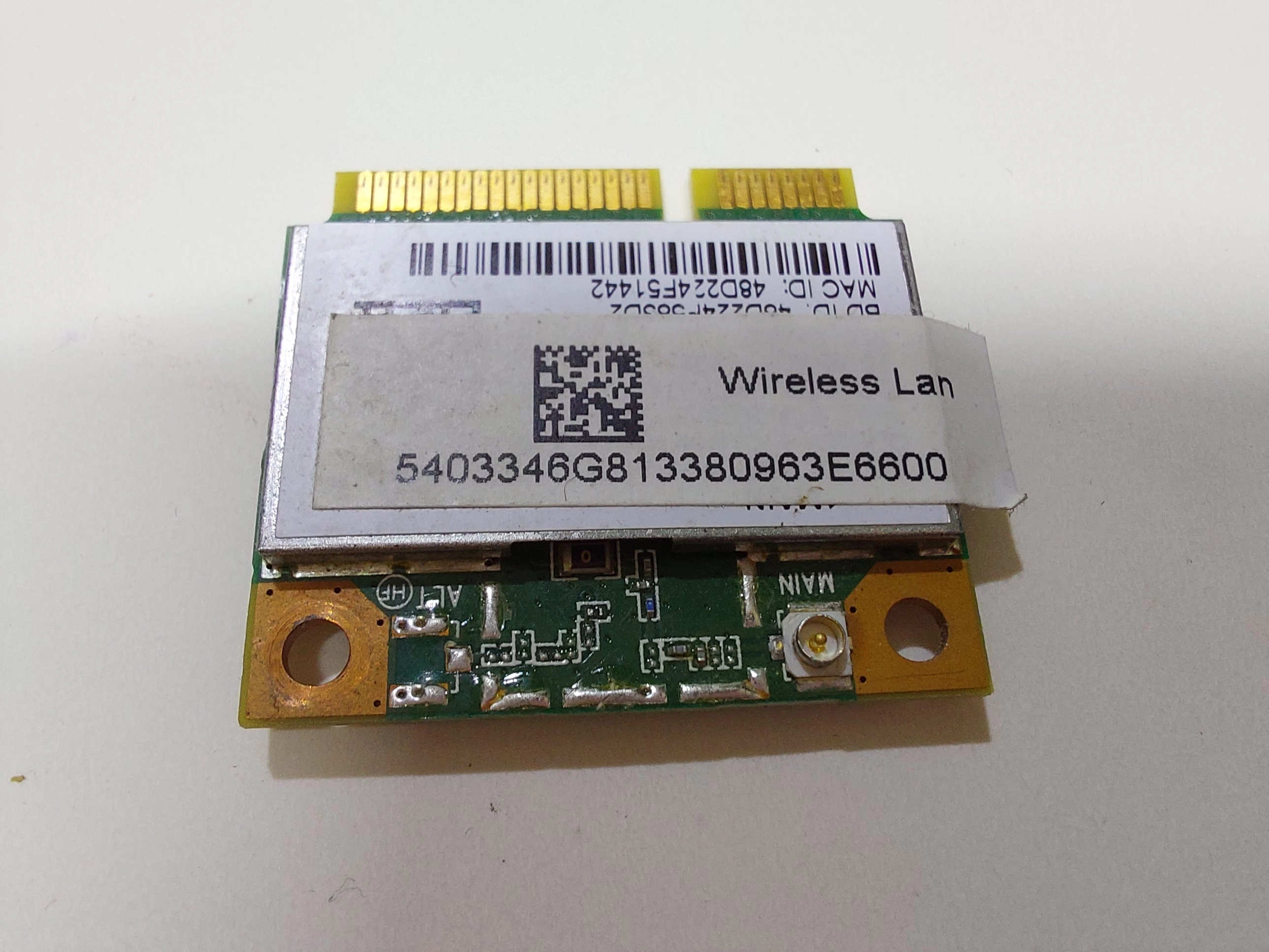  Atheros QCWB335 WiFi Kablosuz + Bluetooth 4.0 mini