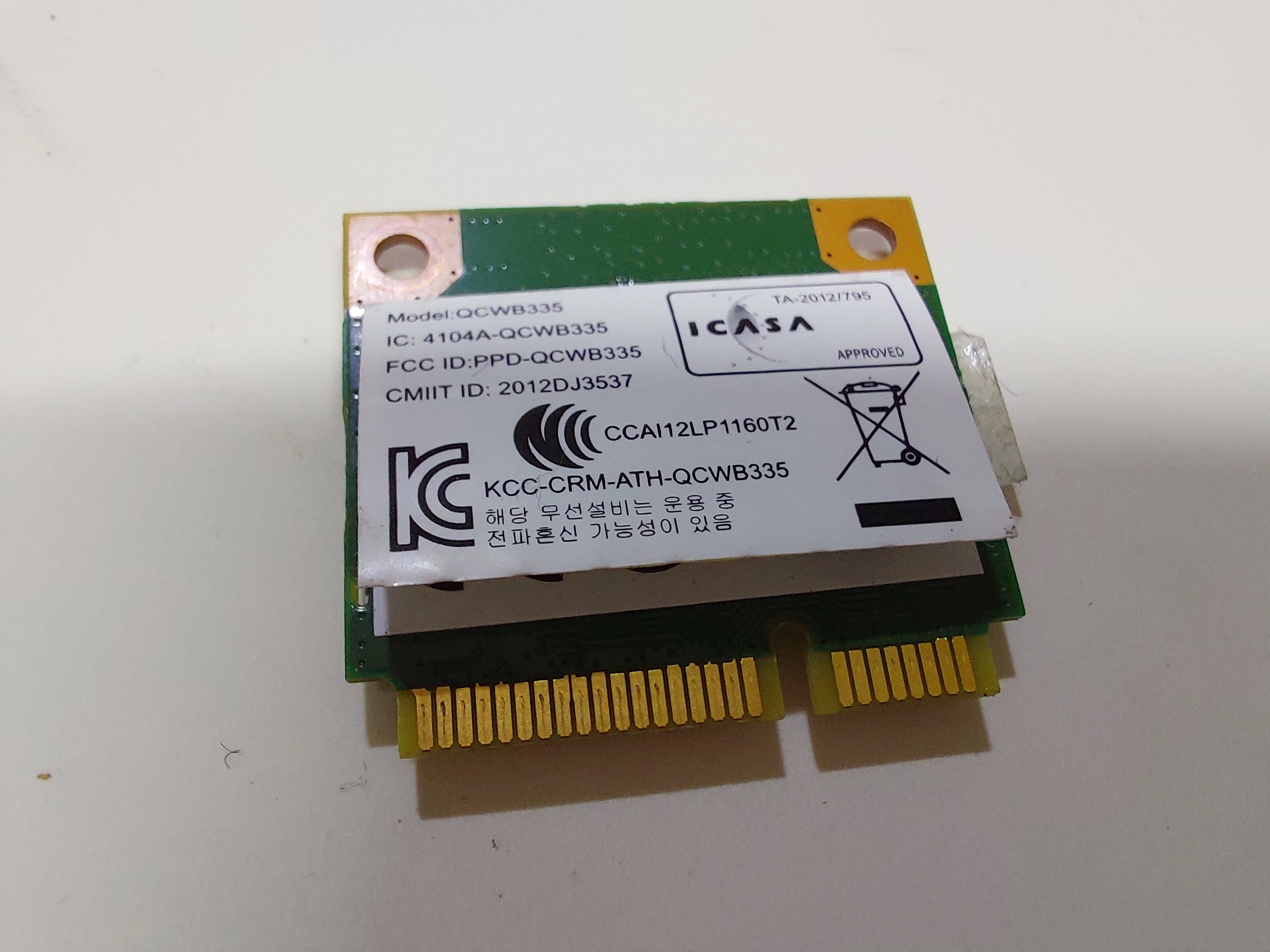  Atheros QCWB335 WiFi Kablosuz + Bluetooth 4.0 mini