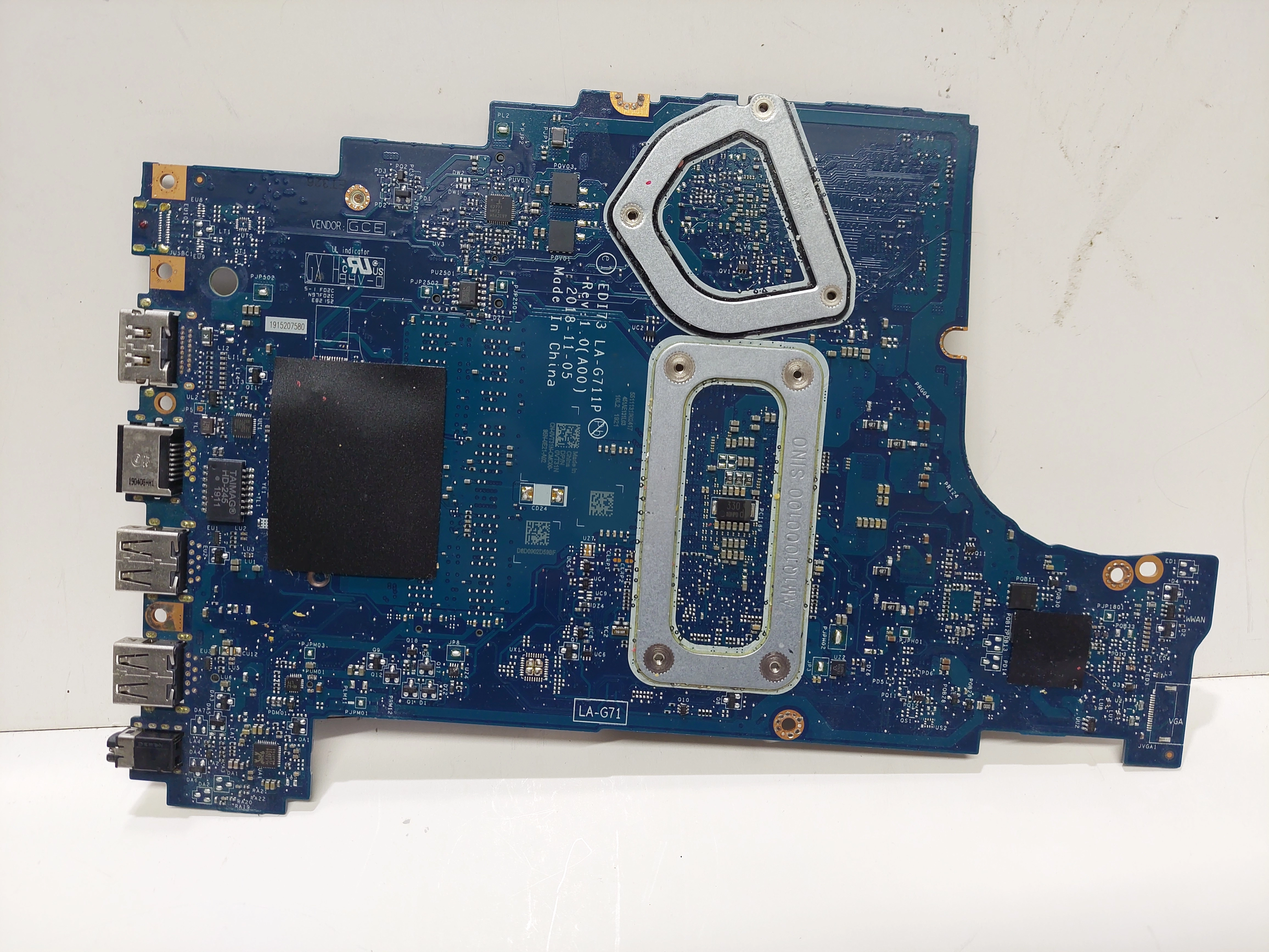  Dell Inspiron 3581 3580 3780 MAINBOARD ANAKART  SAĞLAM ÇALIŞIYOR  5519132100166 EDI73 AM101000100
