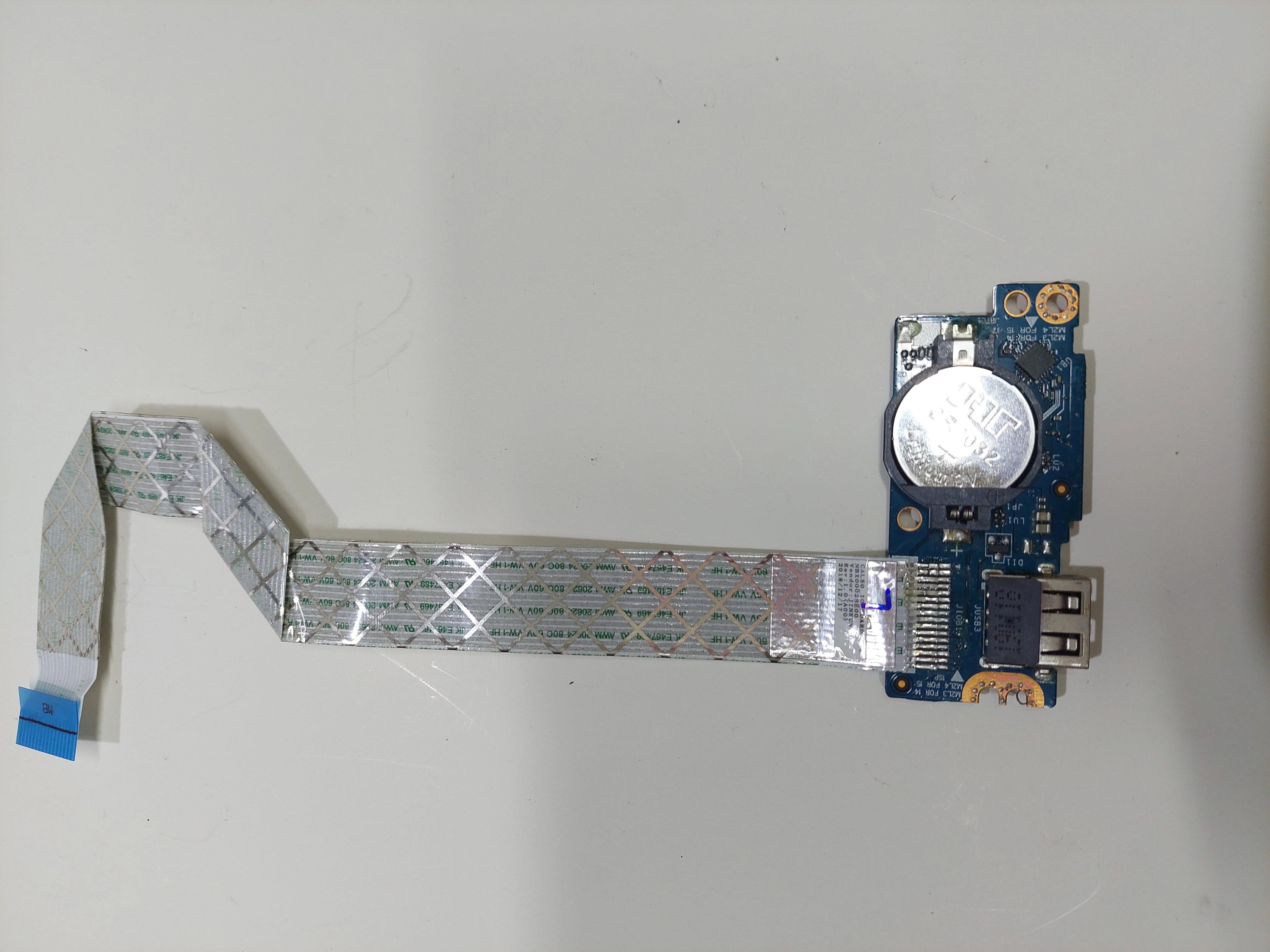  Dell Inspiron 3581 3580 3780   USB Port SD Kart Okuyucu Kartı LS-G711P FLEX KABLO
