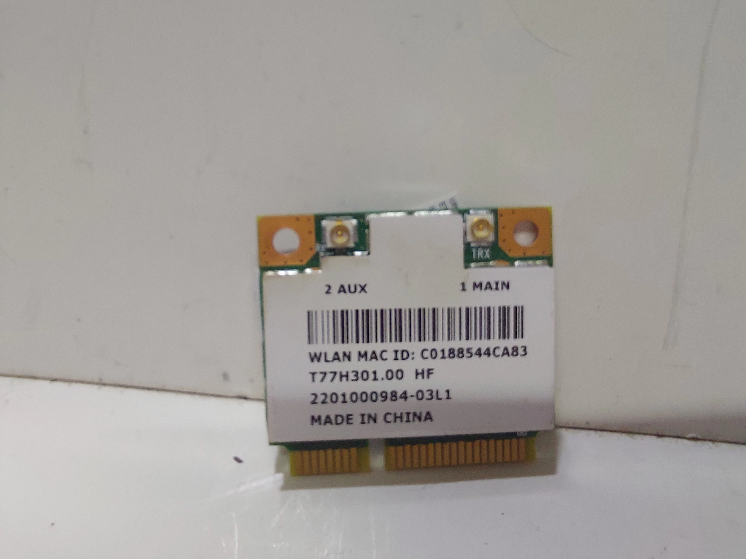 ATHEROS AR5B125 ACER 5733  WIFI KARTI