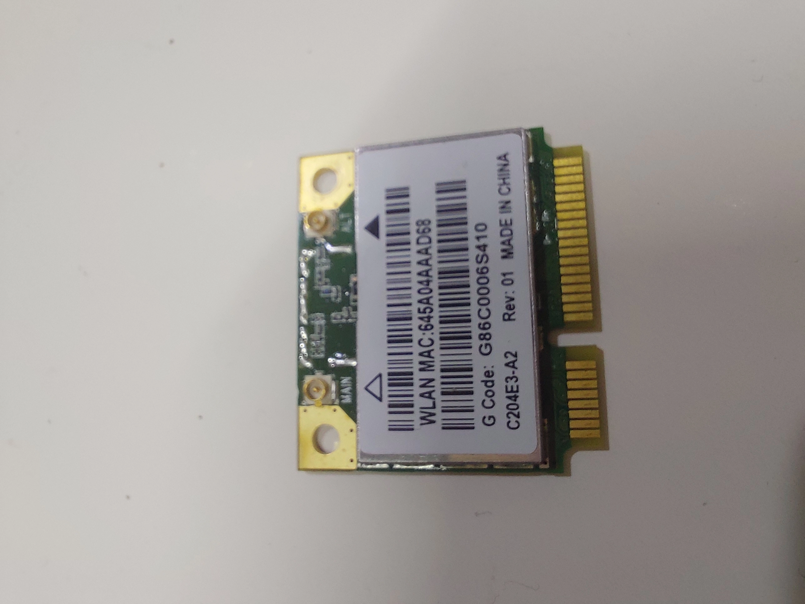 ATHEROS QCWB335  WIFI KART   4104A