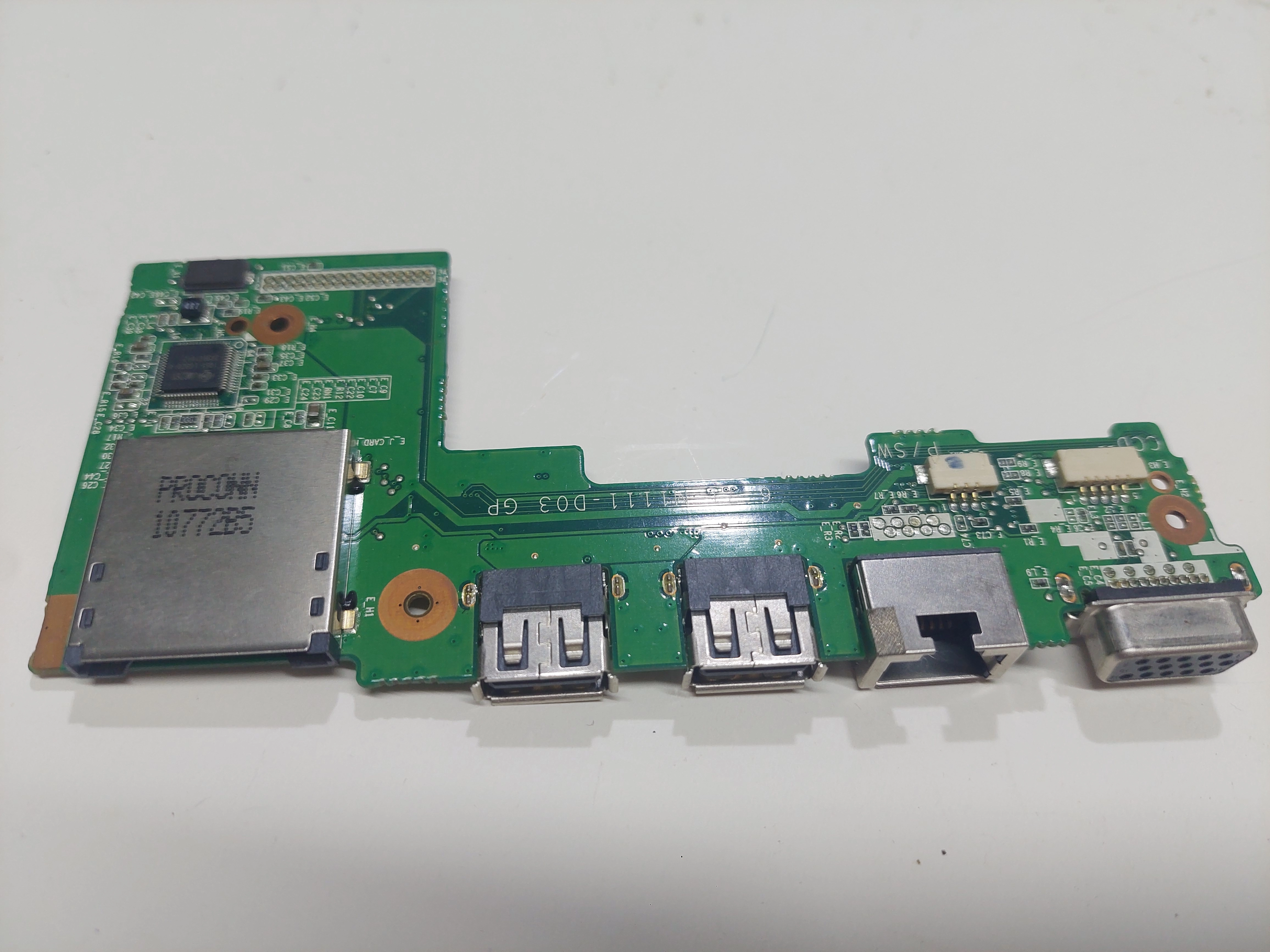 CASPER EXPER M1110 M1115 GRUNDIG 1020 USB BOARD 6-71-M1111-D03  USB, ses, kart okuyucu DNS  