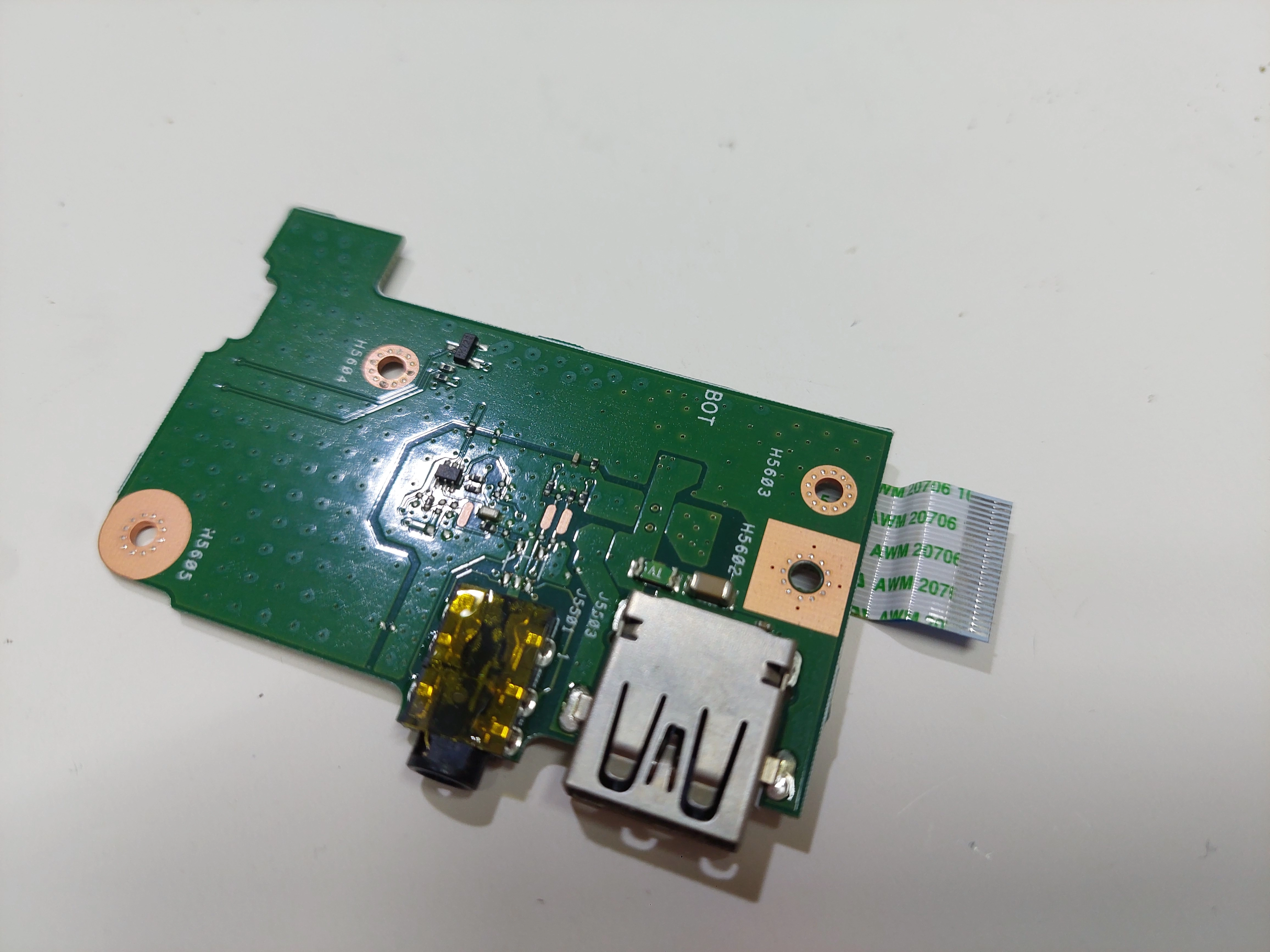 Asus X553 X553M X453MA IO Board USB Audio Port Board  Cable 35XK1IB0000