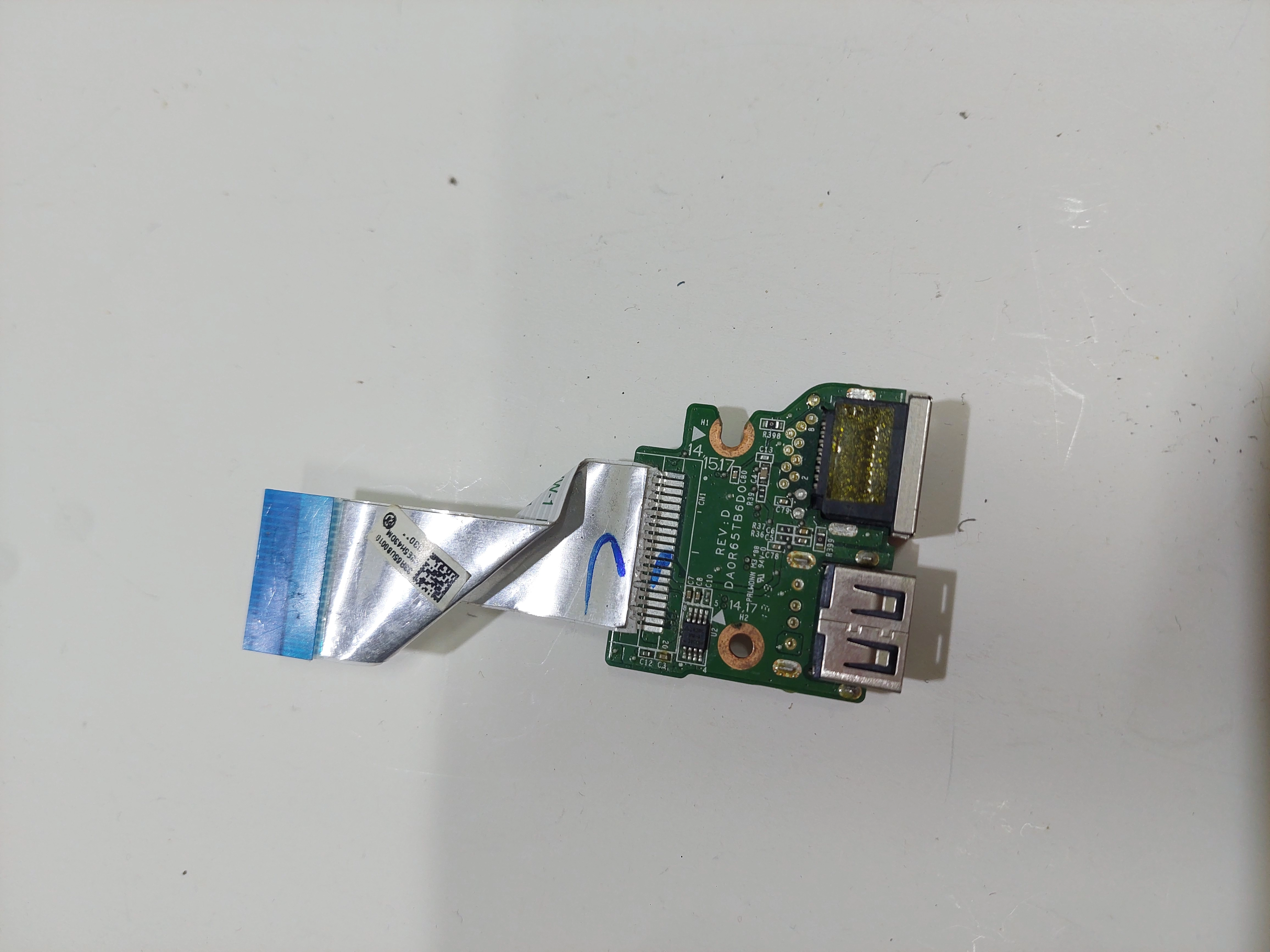 HP Pavilion 17-e020us USB LAN Ethernet Port Kartı ve Kablosu DA0R65TB6D0