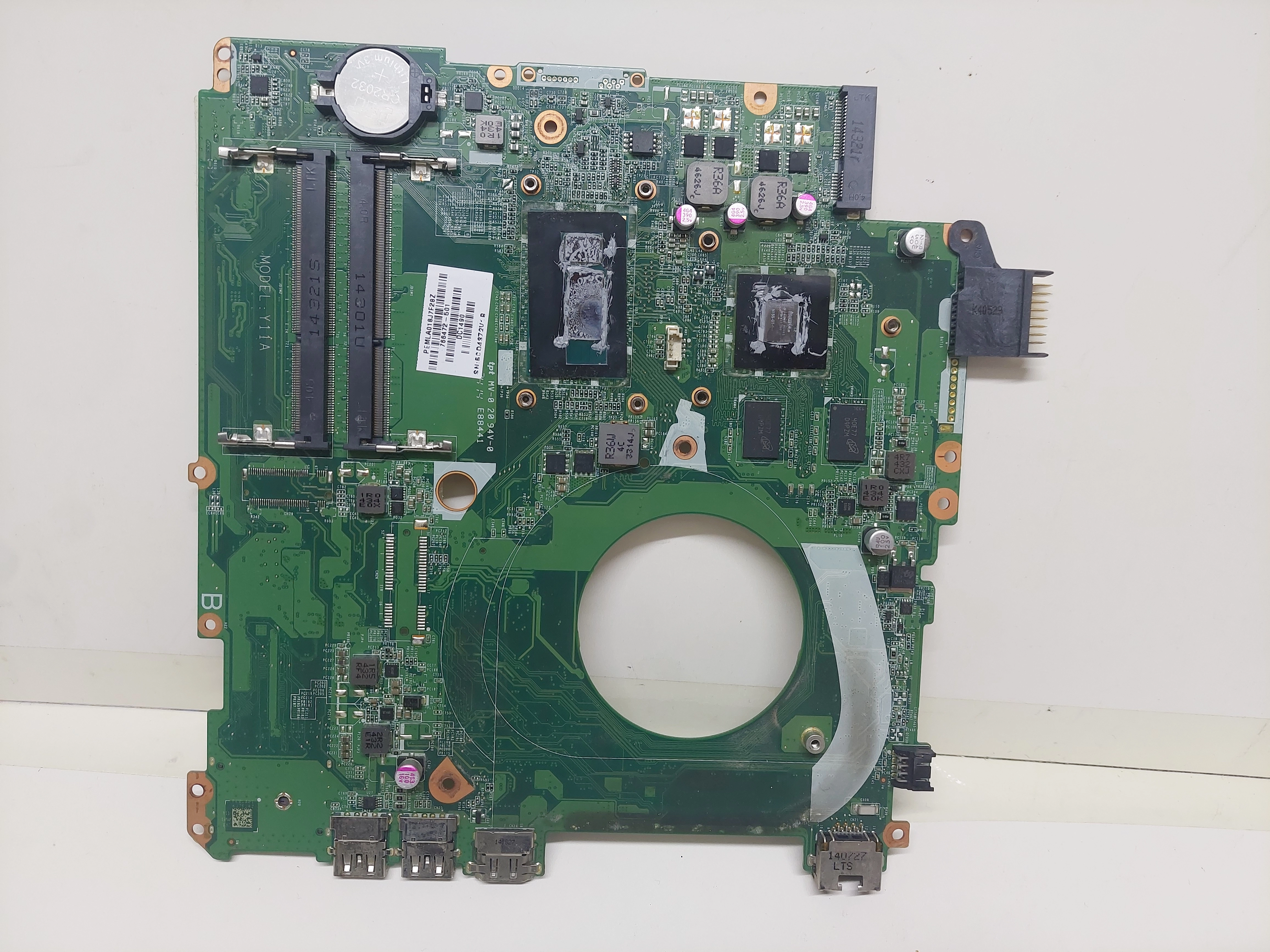  HP PAVILION 15 -ac ANAKART  MAINBOARD 766472-501 //  PEMLA018J7F28Z